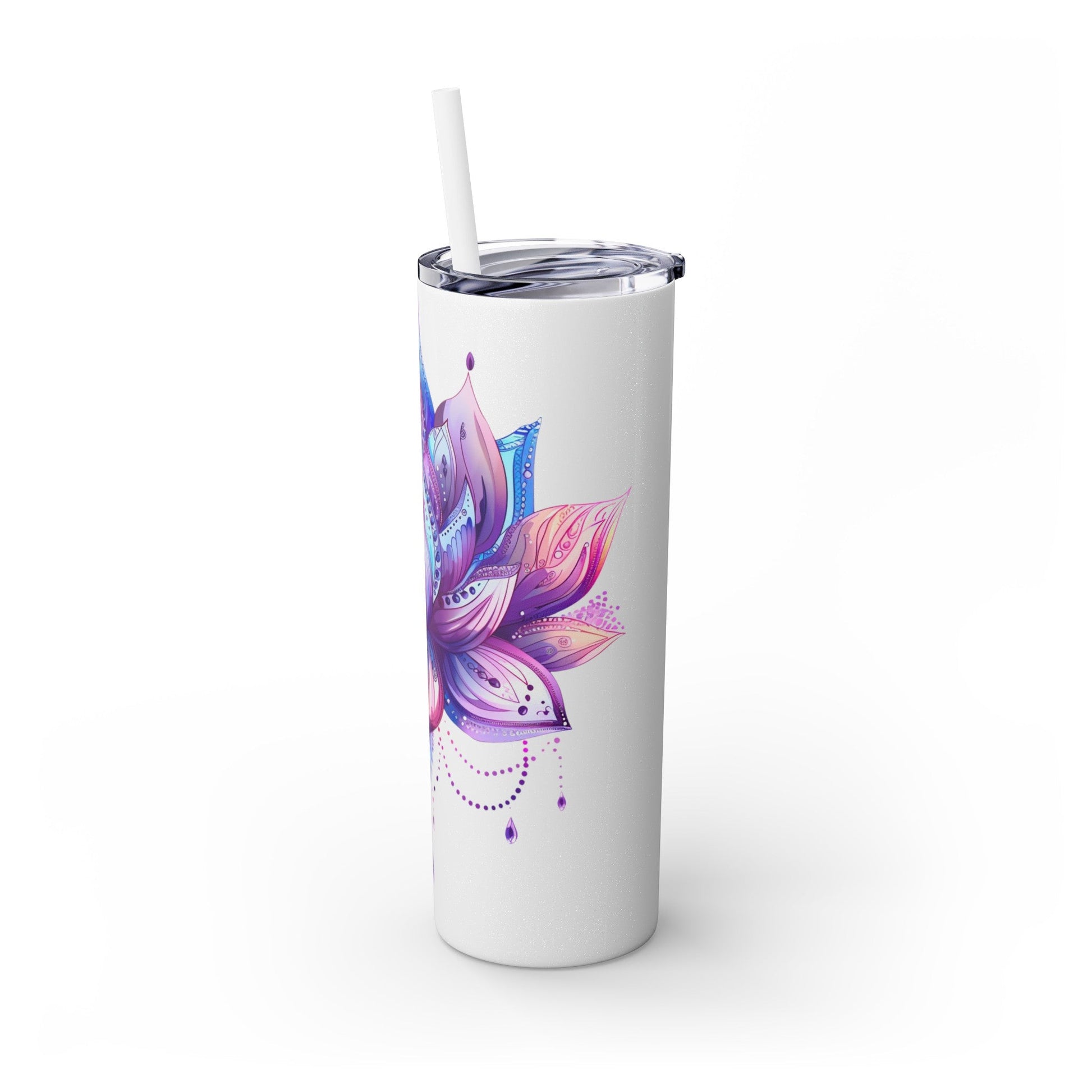 Lotus Blossom Tumbler: A Touch of Serenity 20oz - EternalAscension