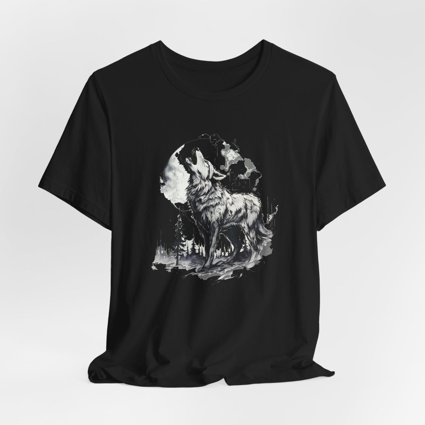 Lunar Howl Unisex Jersey Short Sleeve Tee - EternalAscension