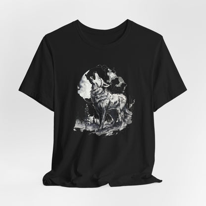 Lunar Howl Unisex Jersey Short Sleeve Tee - EternalAscension