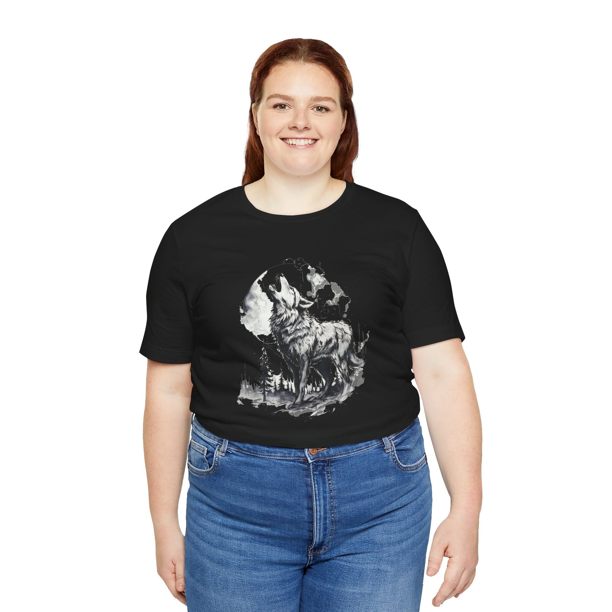 Lunar Howl Unisex Jersey Short Sleeve Tee - EternalAscension