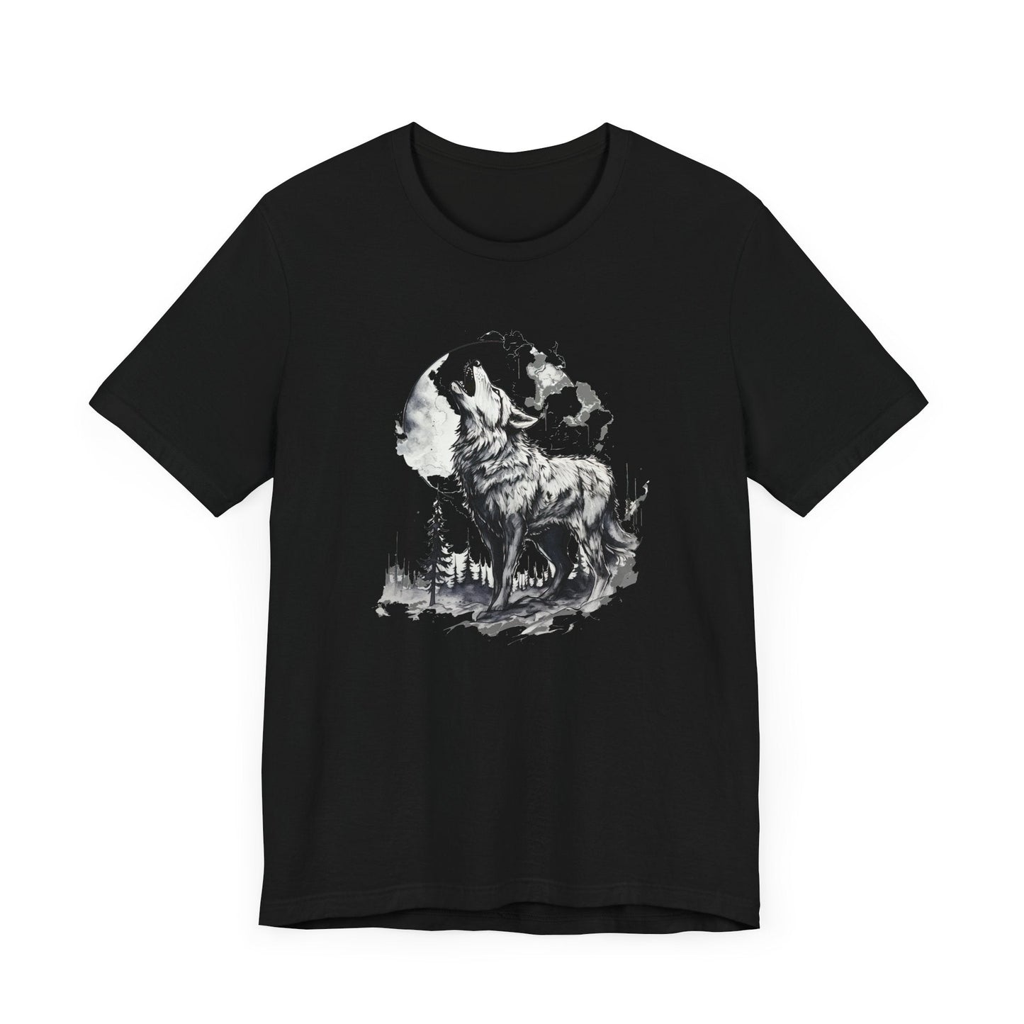 Lunar Howl Unisex Jersey Short Sleeve Tee - EternalAscension