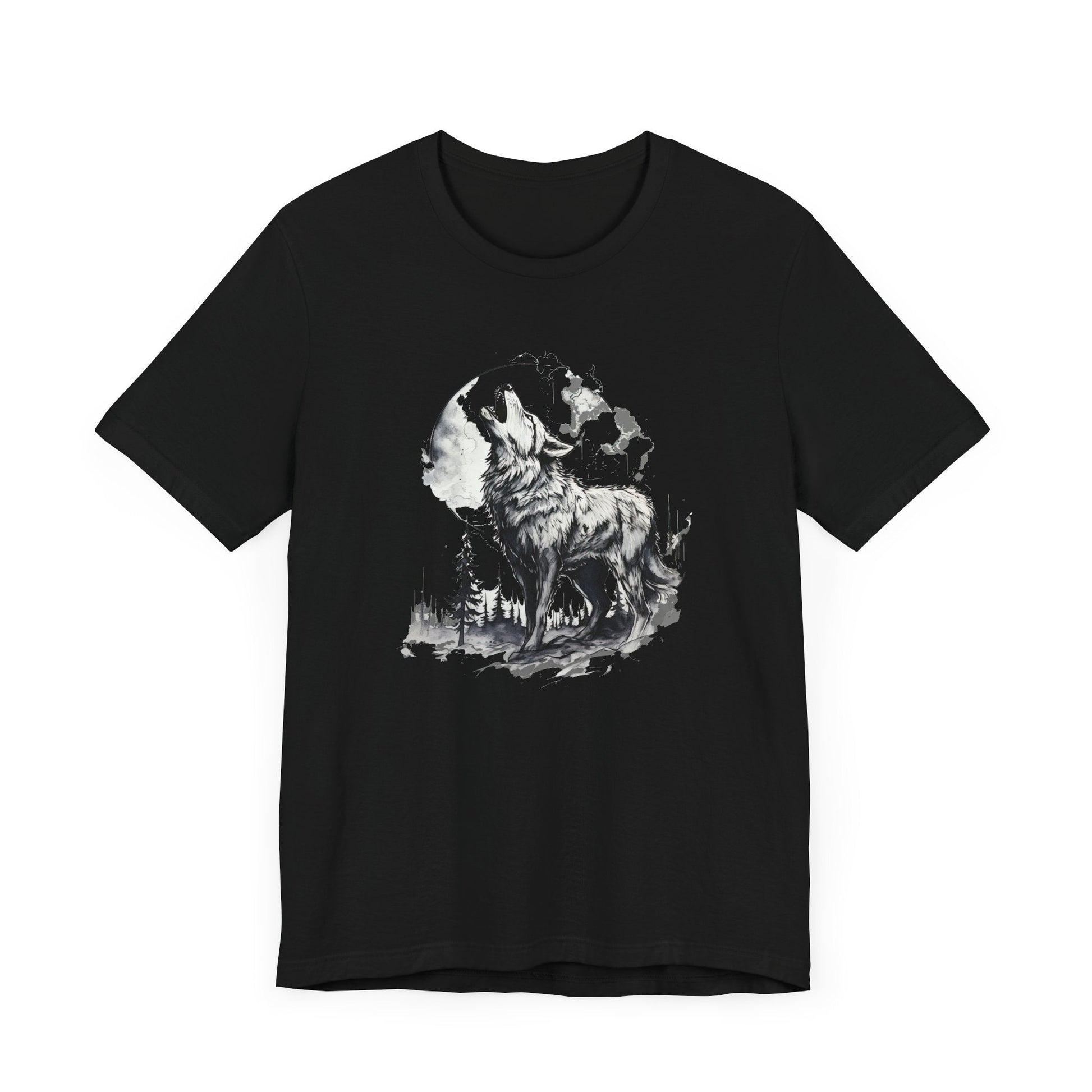 Lunar Howl Unisex Jersey Short Sleeve Tee - EternalAscension