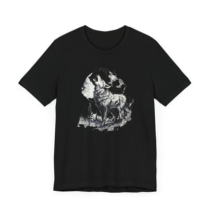 Lunar Howl Unisex Jersey Short Sleeve Tee - EternalAscension
