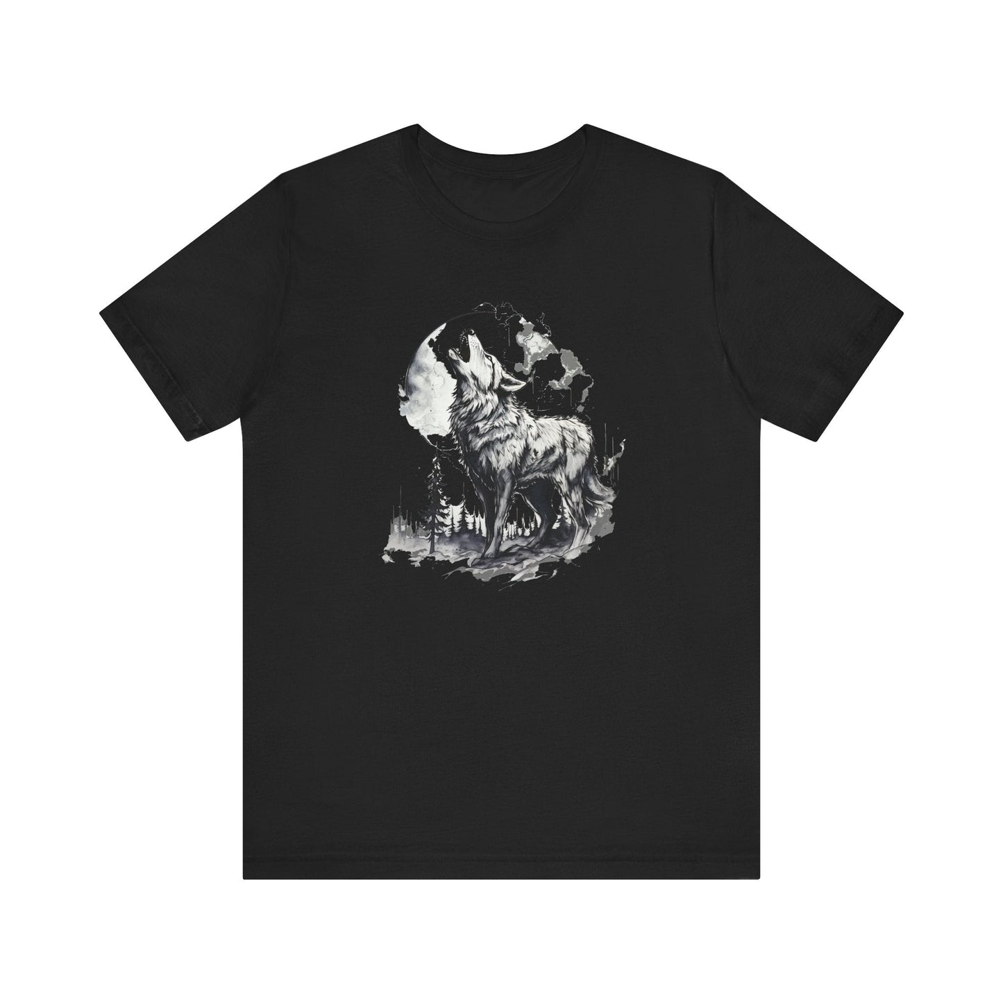 Lunar Howl Unisex Jersey Short Sleeve Tee - EternalAscension