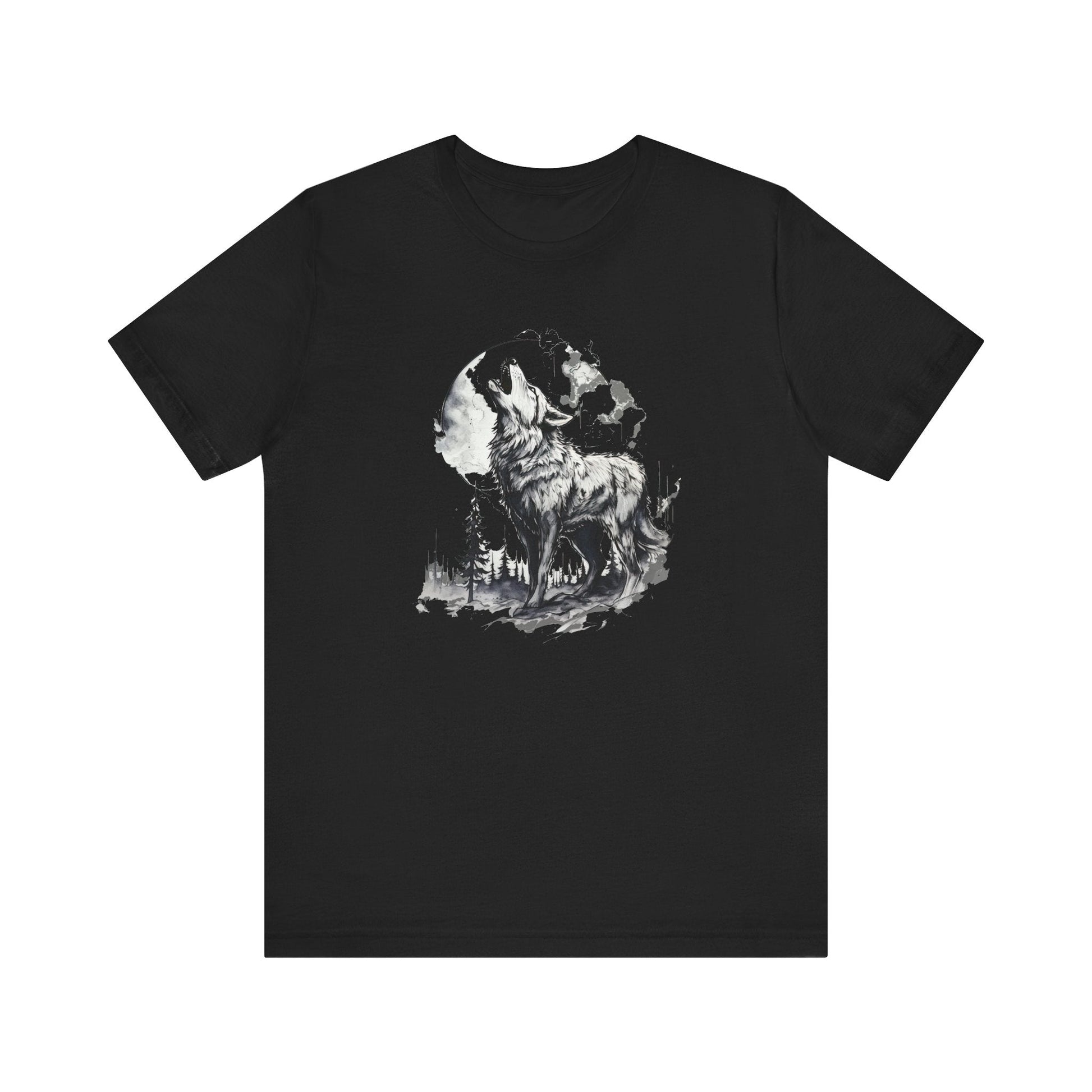 Lunar Howl Unisex Jersey Short Sleeve Tee - EternalAscension
