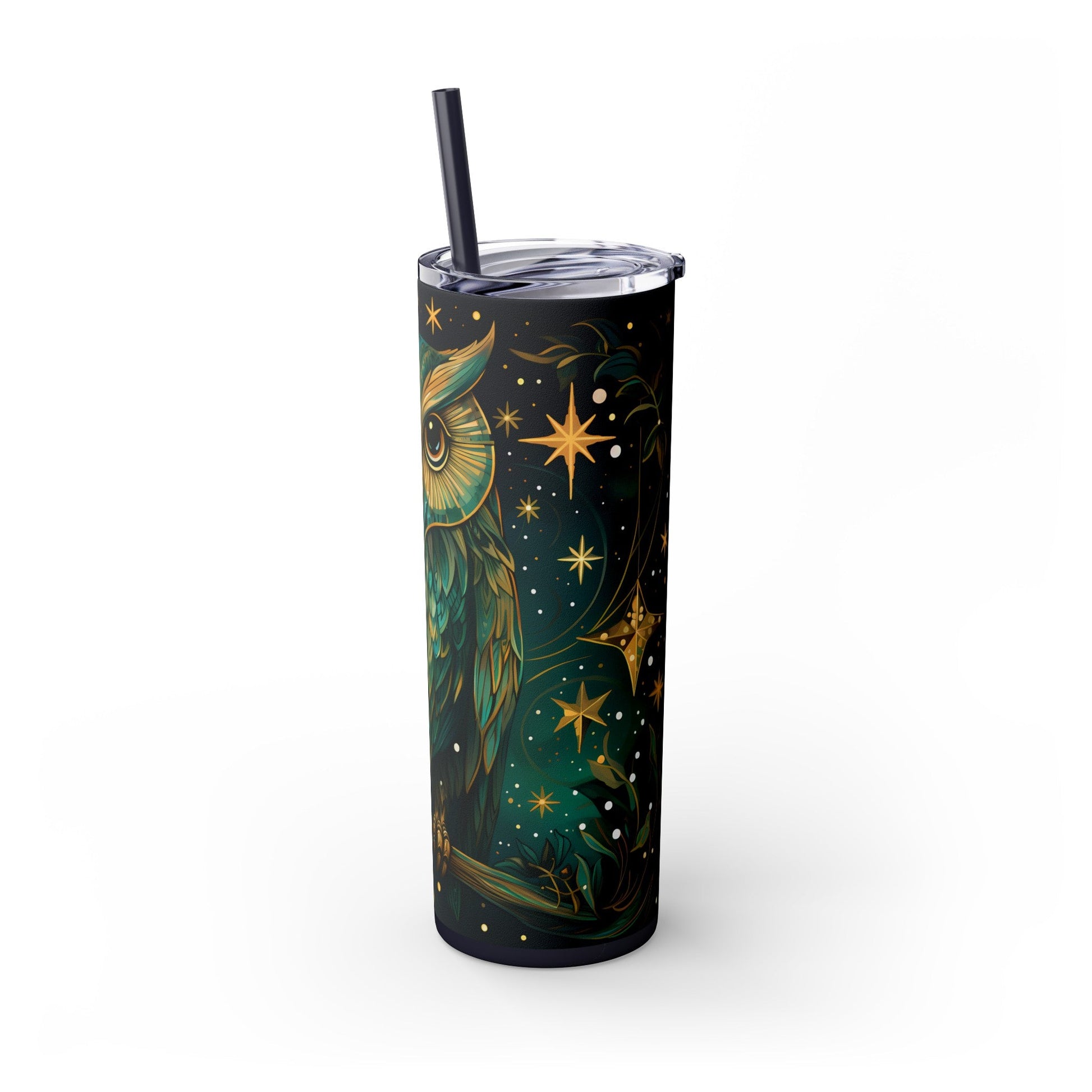 Maars Personalized Skinny Tumbler: Mystical Owl Edition 20oz - EternalAscension