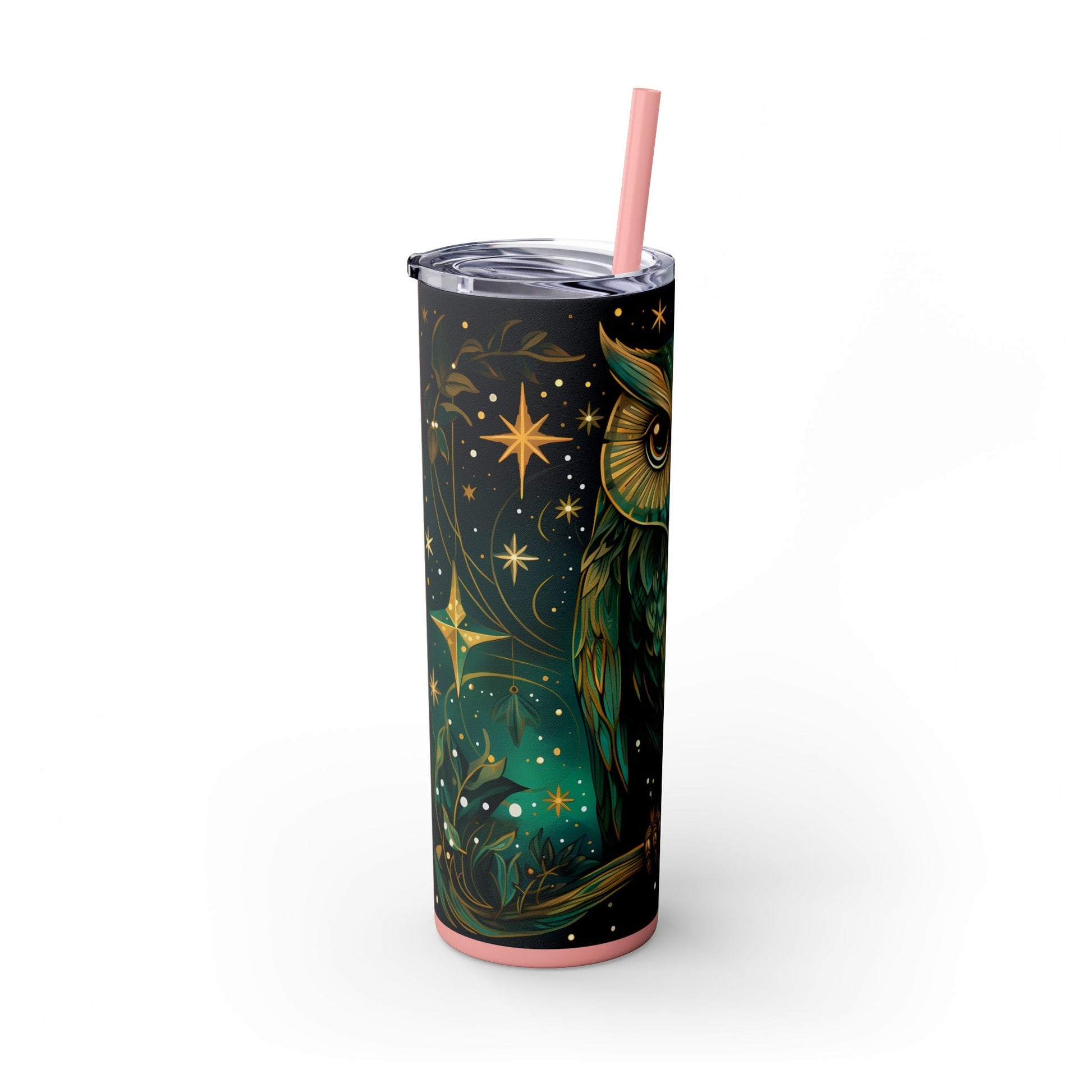 Maars Personalized Skinny Tumbler: Mystical Owl Edition 20oz - EternalAscension