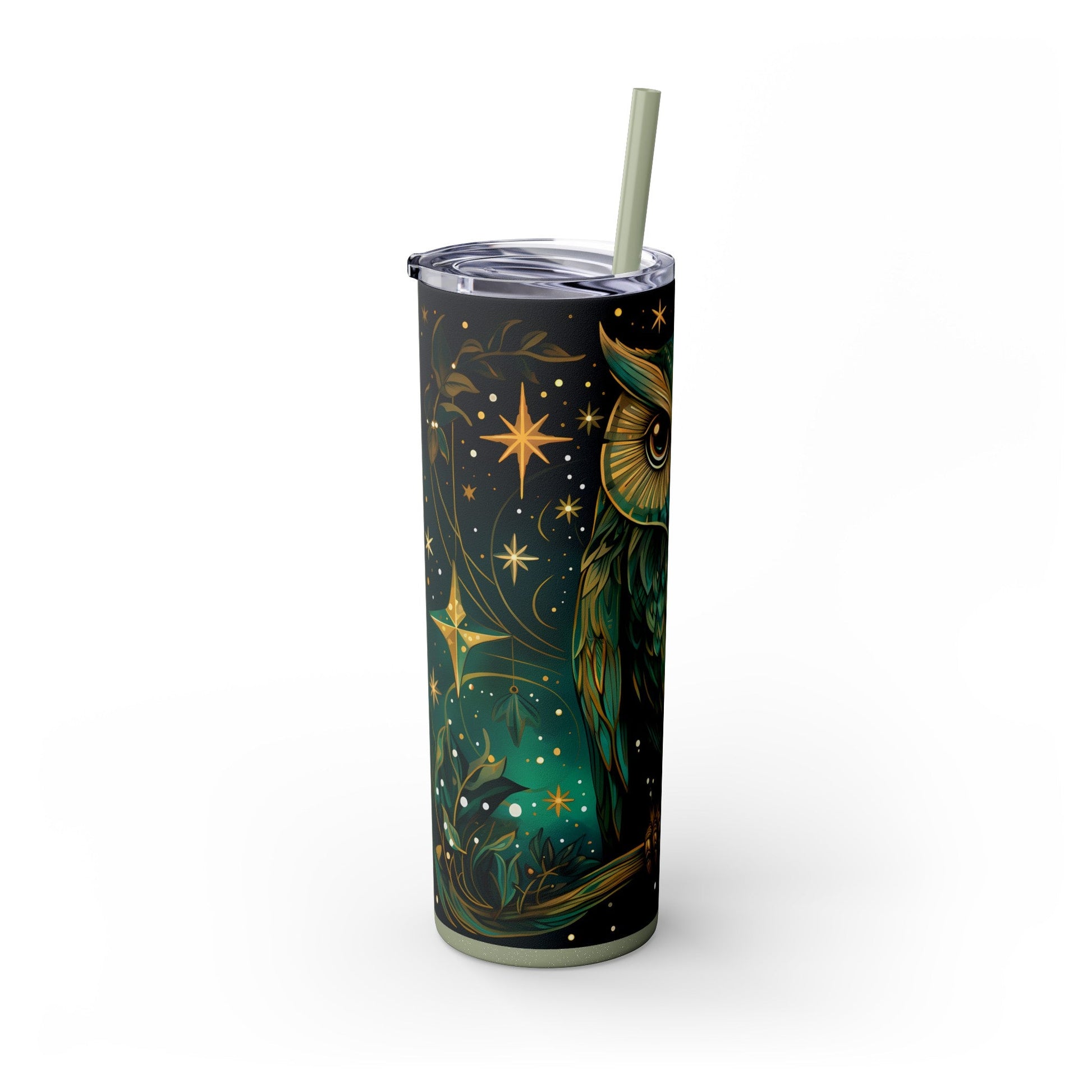 Maars Personalized Skinny Tumbler: Mystical Owl Edition 20oz - EternalAscension