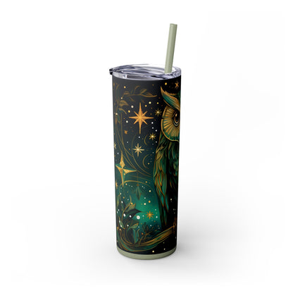 Maars Personalized Skinny Tumbler: Mystical Owl Edition 20oz - EternalAscension