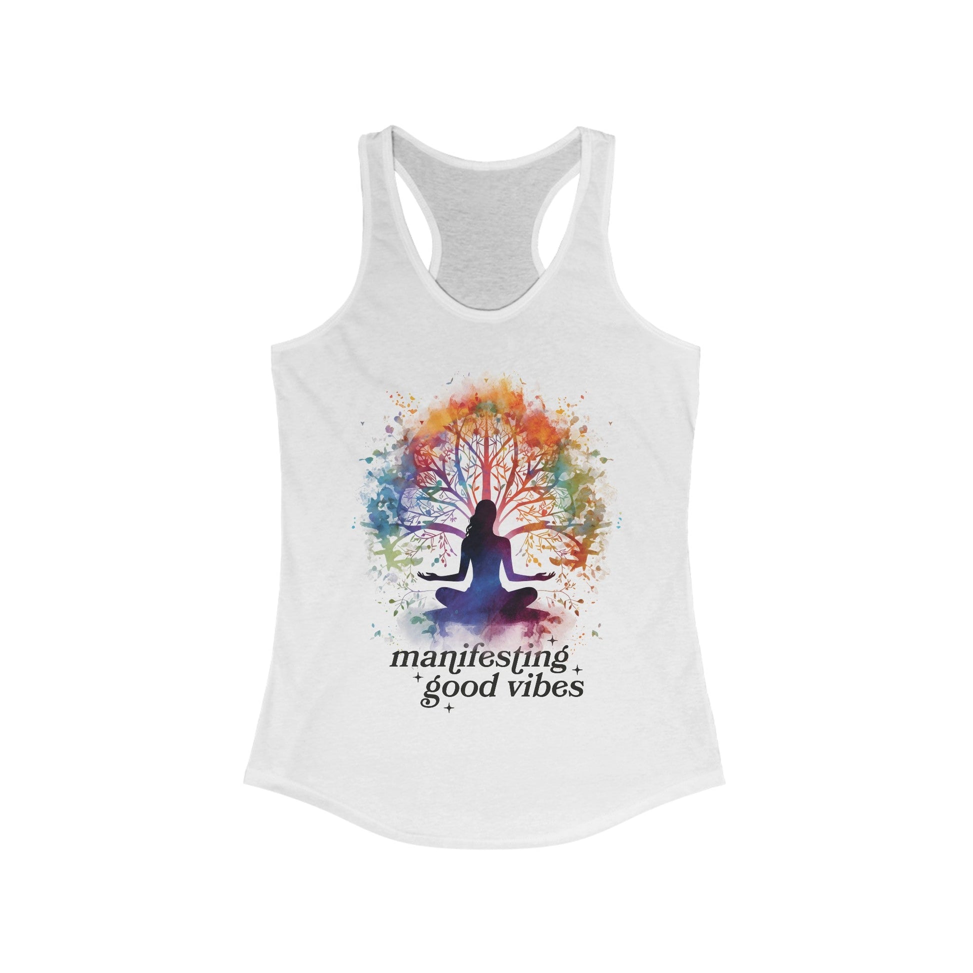 Manifesting Good Vibes, Tree of Life! Women's Ideal Racerback Tank - EternalAscension