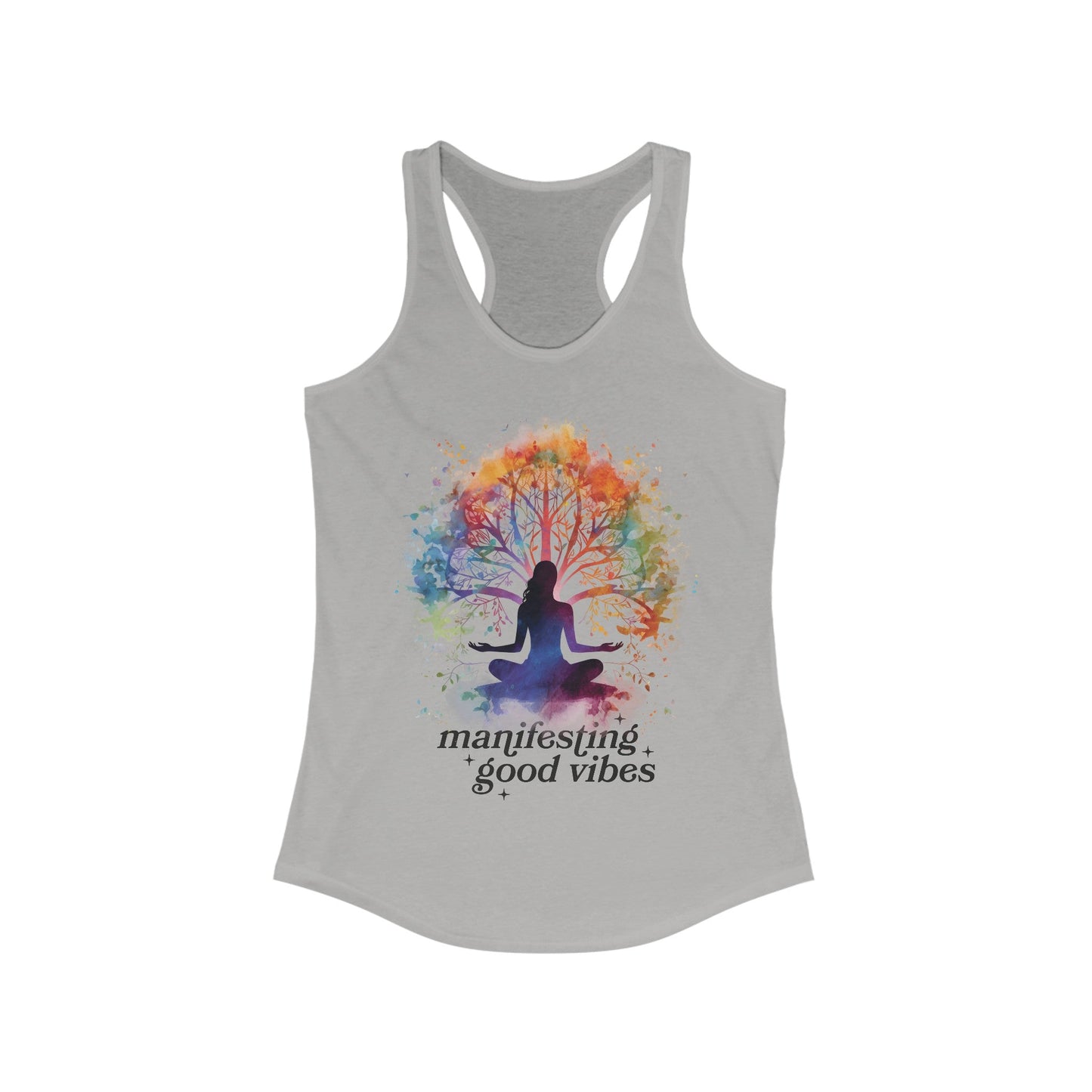 Manifesting Good Vibes, Tree of Life! Women's Ideal Racerback Tank - EternalAscension