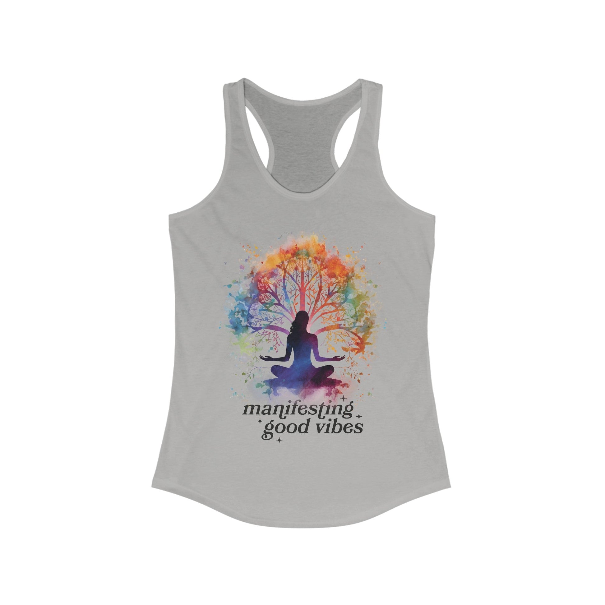 Manifesting Good Vibes, Tree of Life! Women's Ideal Racerback Tank - EternalAscension