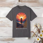 Mountain Explorer Graphic T-shirt, Adventure Nature Lover Tee, Reach New Heights Blue Shirt, Unisex Hiking Apparel, Outdoor Enthusiast Gift, - EternalAscension