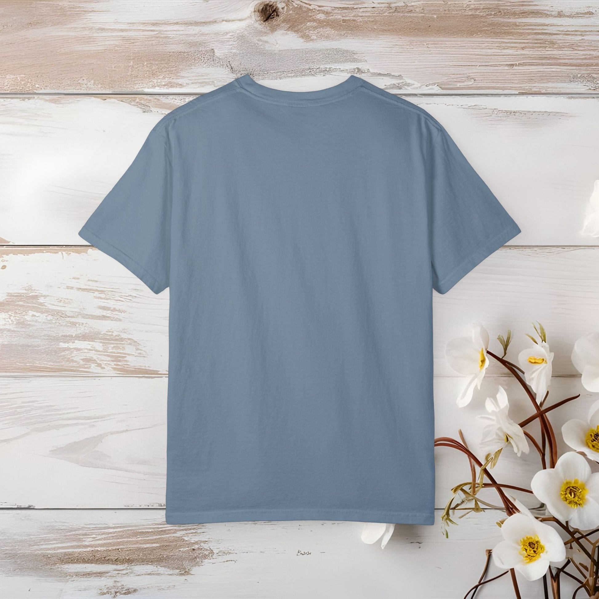 Mountain Explorer Graphic T-shirt, Adventure Nature Lover Tee, Reach New Heights Blue Shirt, Unisex Hiking Apparel, Outdoor Enthusiast Gift, - EternalAscension