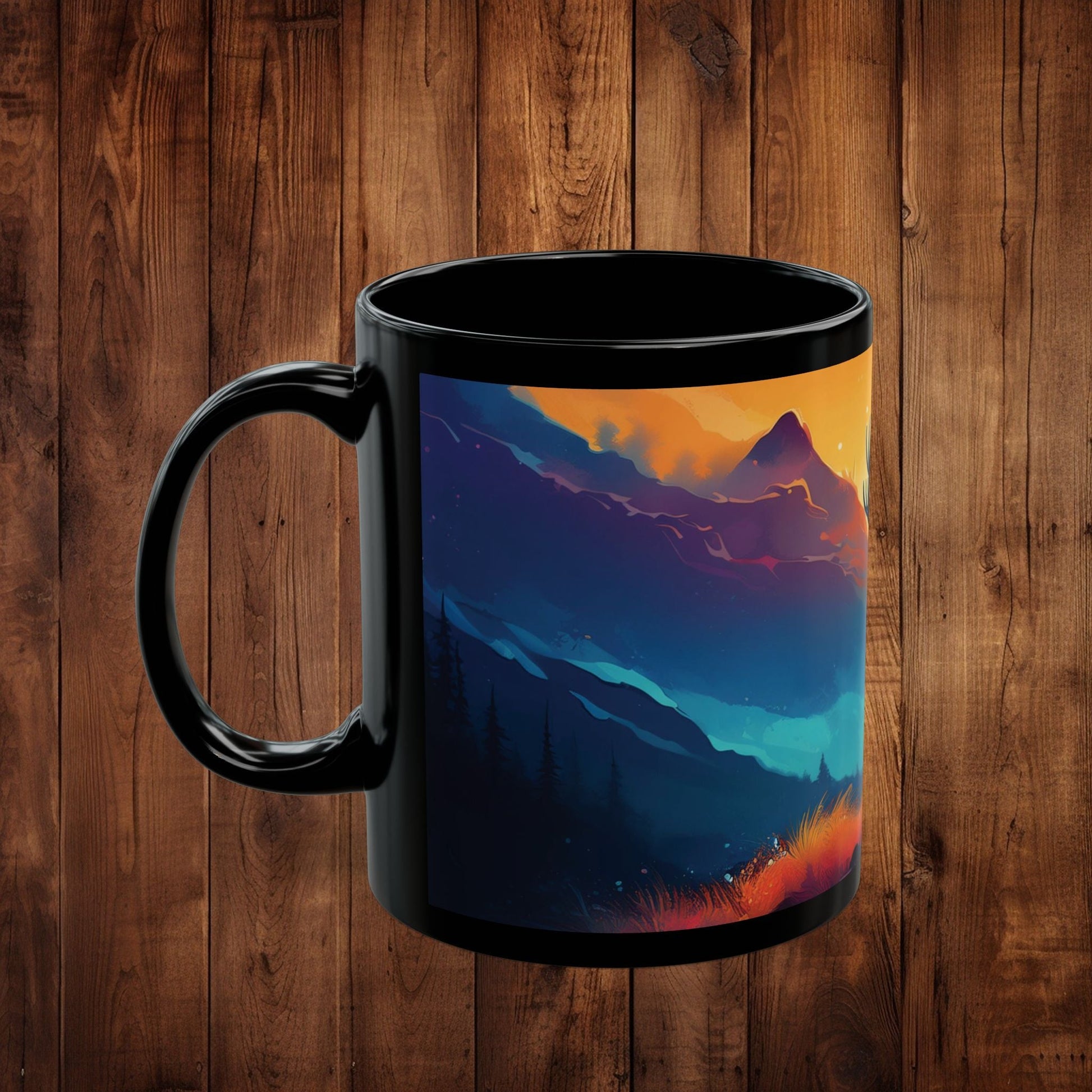 Mug Stag Sunrise Sunset Mug 11oz 15oz - EternalAscension