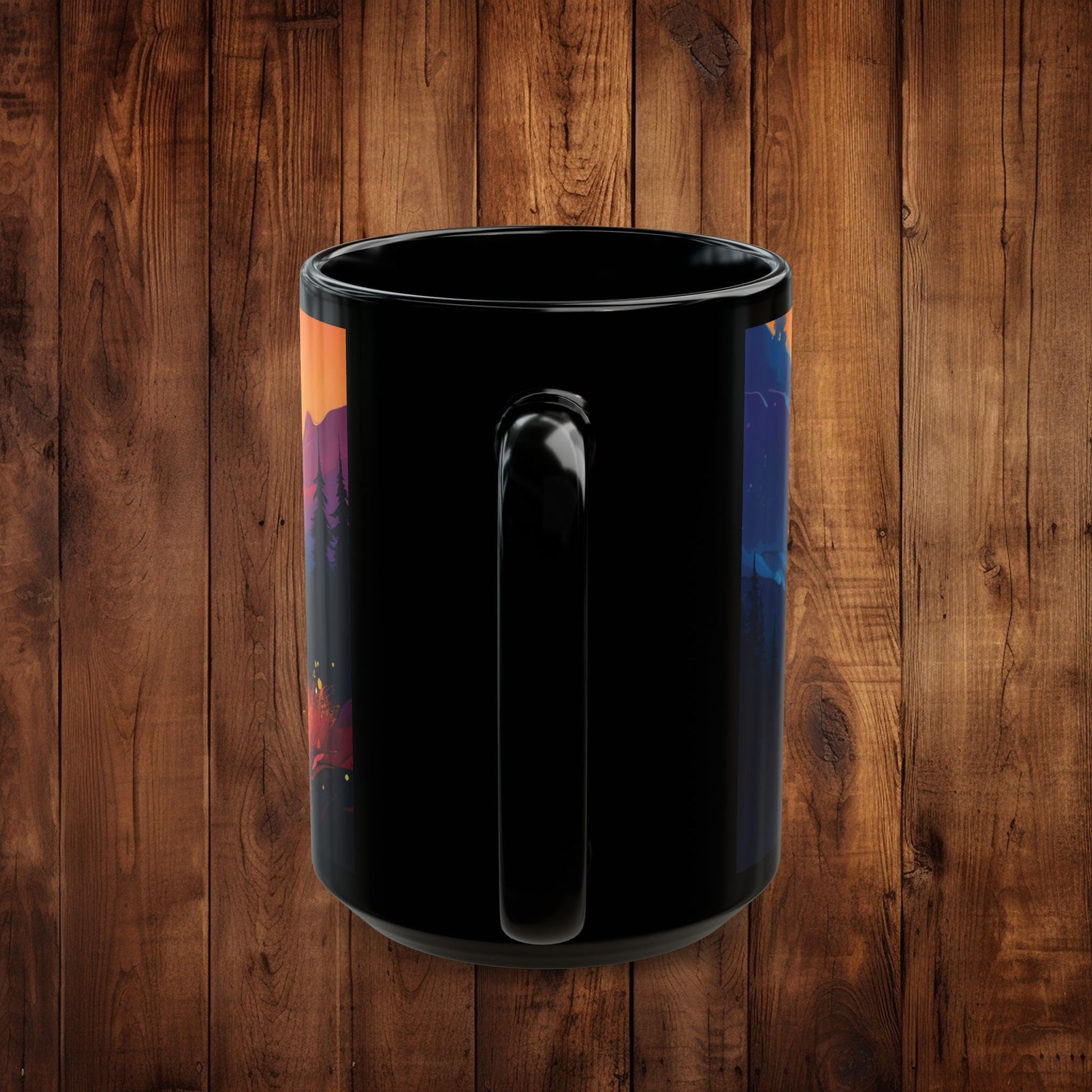Mug Stag Sunrise Sunset Mug 11oz 15oz - EternalAscension