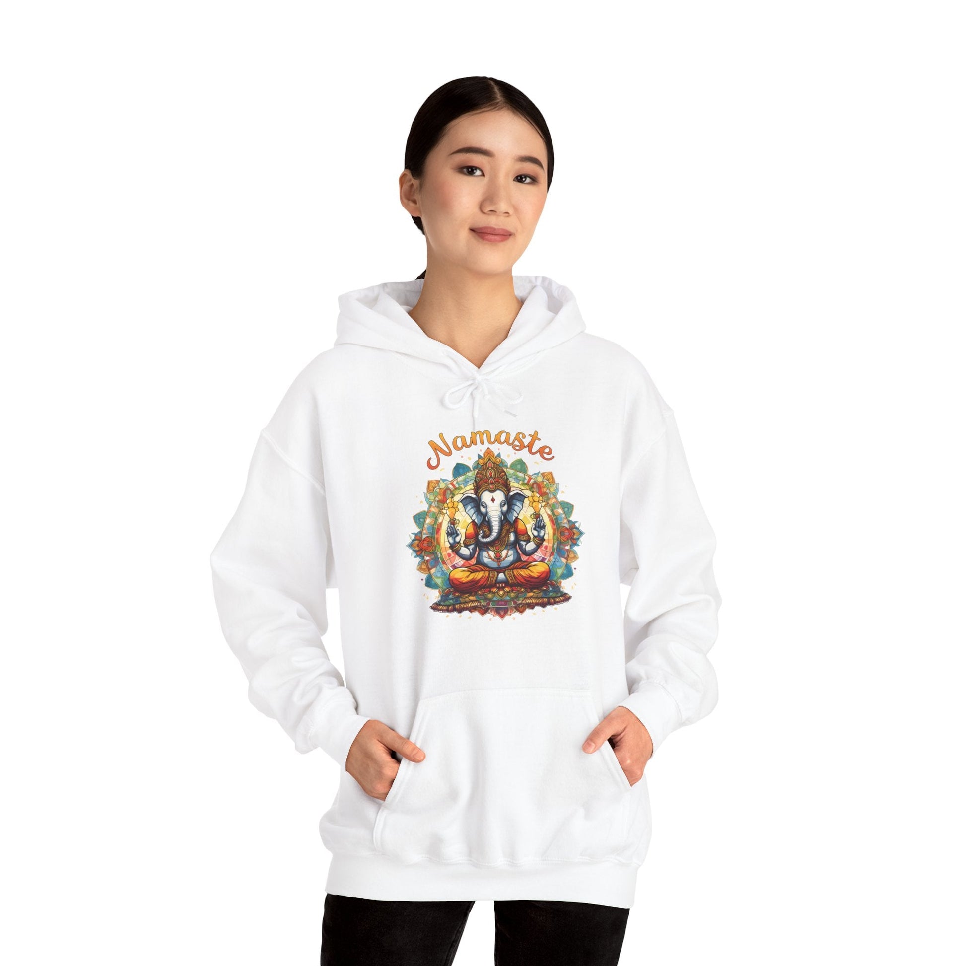 Namaste Unisex Heavy Blend™ Hooded Sweatshirt - EternalAscension