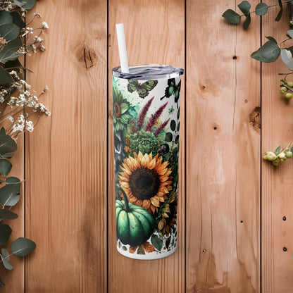 Nature’s Reclamation Skinny Tumbler with Straw, 20oz - EternalAscension
