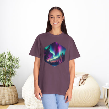 Northern Lights Hexagon T-shirt - EternalAscension
