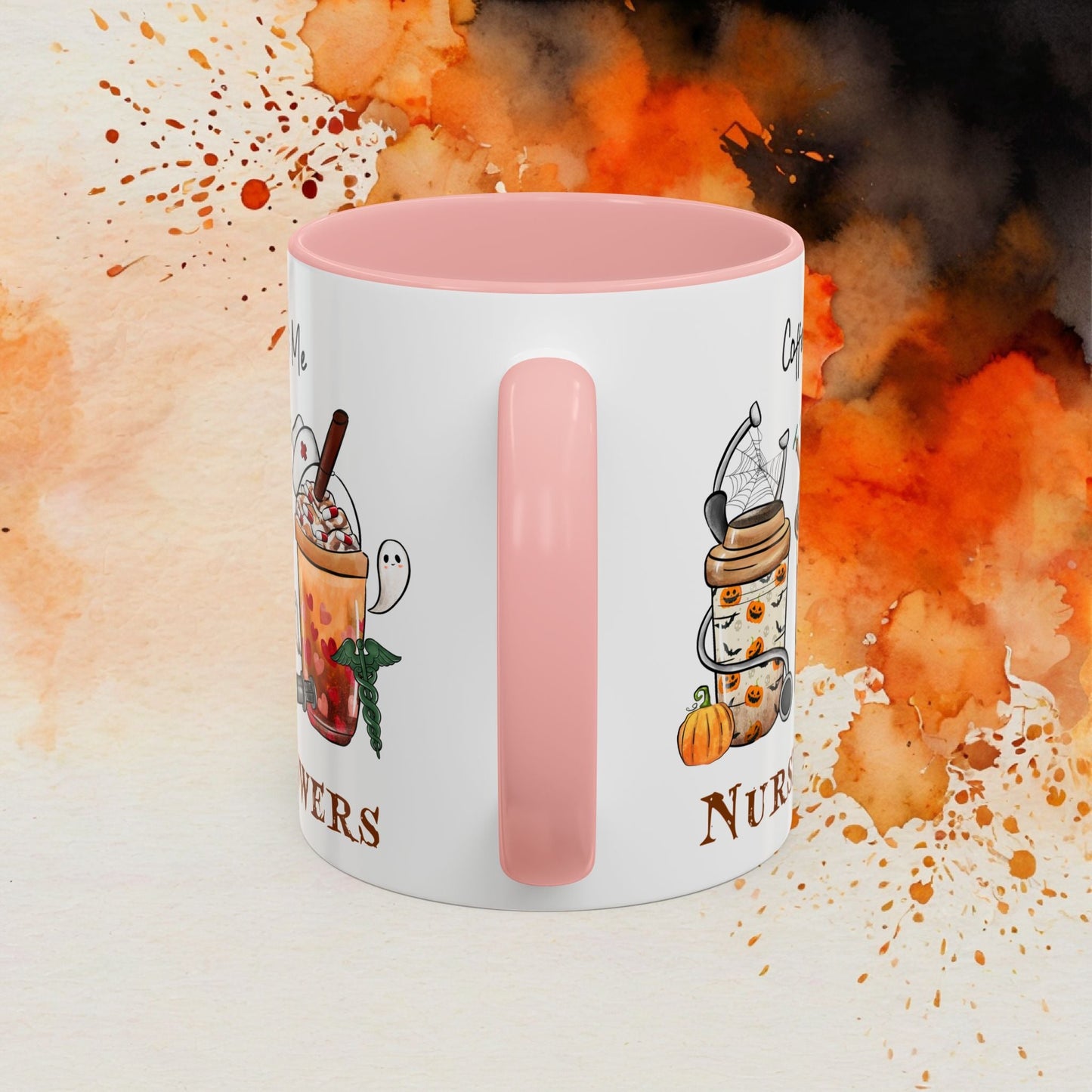 Nurse Powers Halloween Accent Coffee Mug (11oz) - EternalAscension