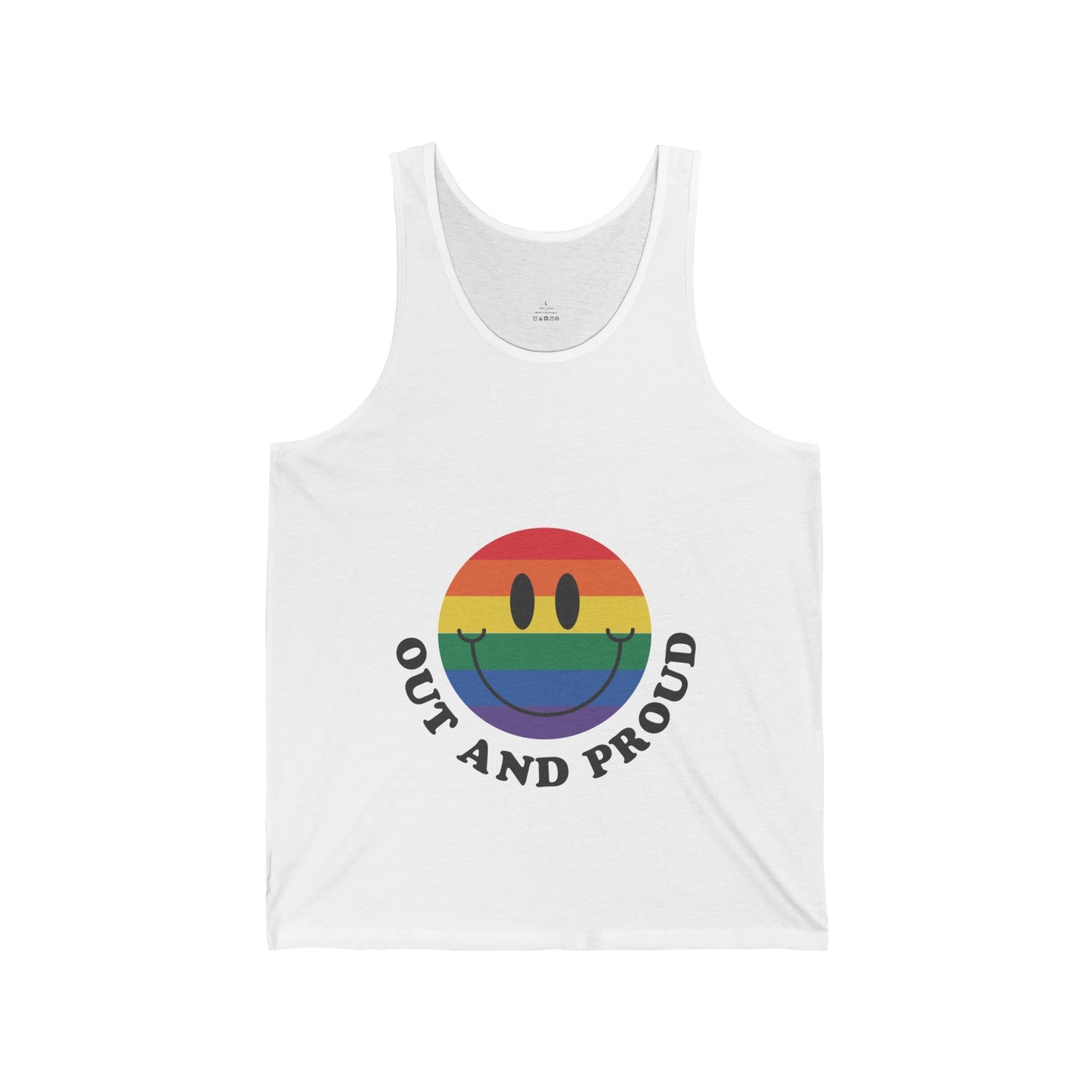 Out and Proud Unisex Jersey Tank - EternalAscension