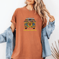 Peace Love & Road Trips Unisex T-shirt - Vintage Van Graphic and Sunflowers Design - EternalAscension