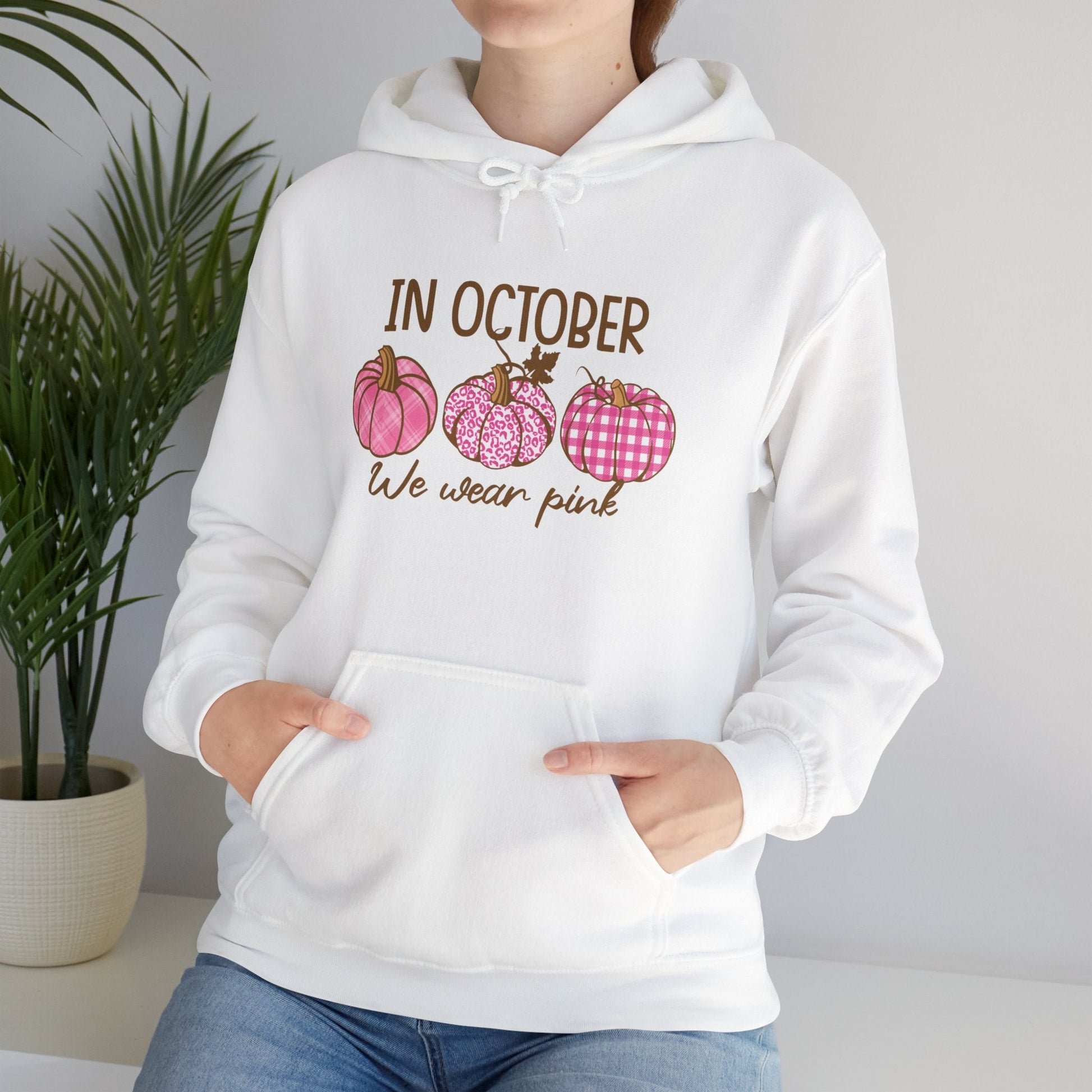 Pink Ribbon Warrior Unisex Heavy Blend™ Hooded Sweatshirt - EternalAscension