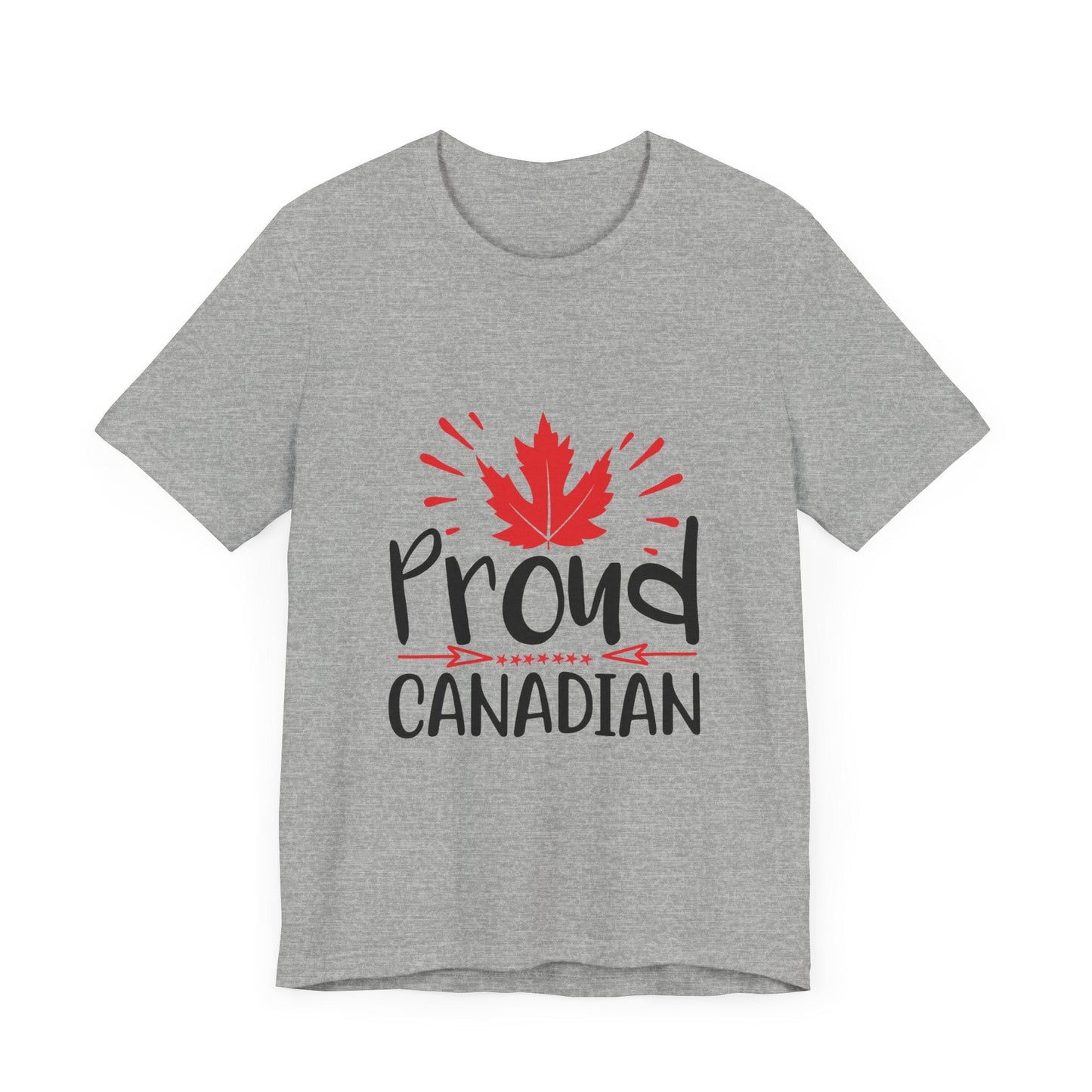 Proud Canadian Unisex Jersey Short Sleeve Tee - EternalAscension