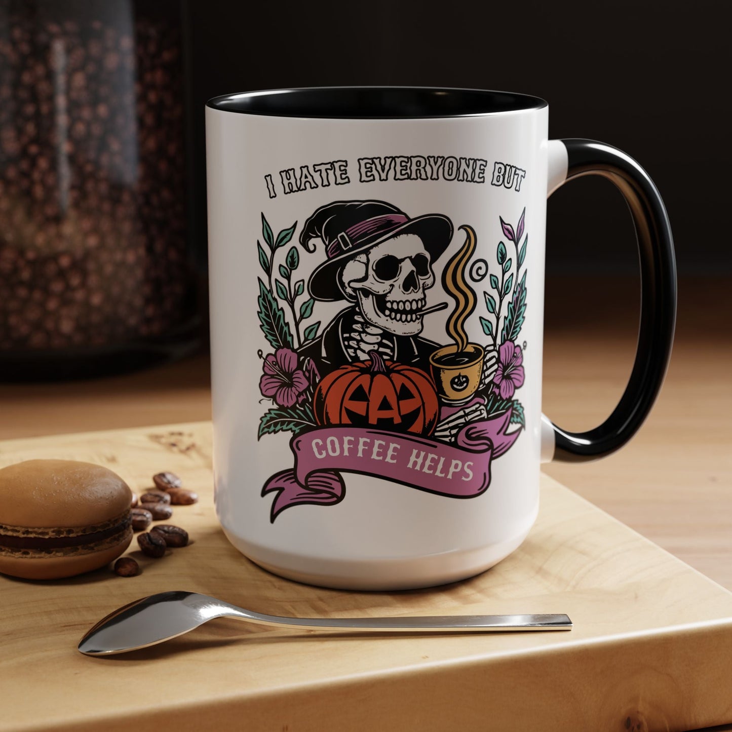 Sarcastic Sipper Accent Coffee Mug (11, 15oz) - EternalAscension