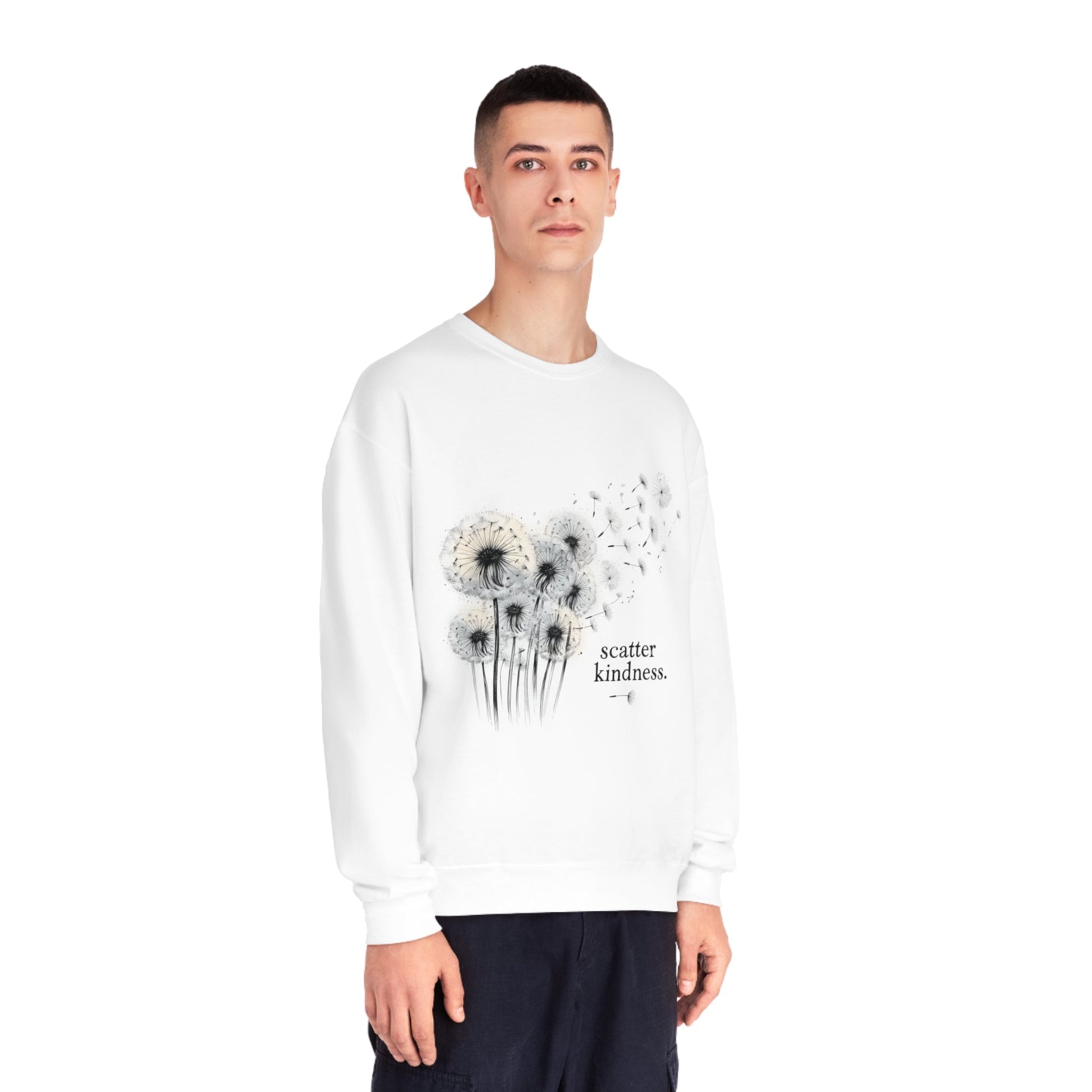 Scatter Kindness Unisex NuBlend® Crewneck Sweatshirt - EternalAscension