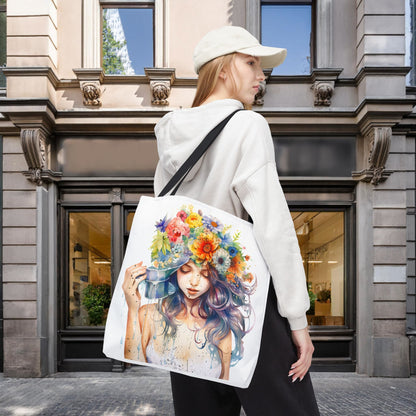Serene Blossom Tote Bag – Perfect for Art and Nature Lovers - EternalAscension