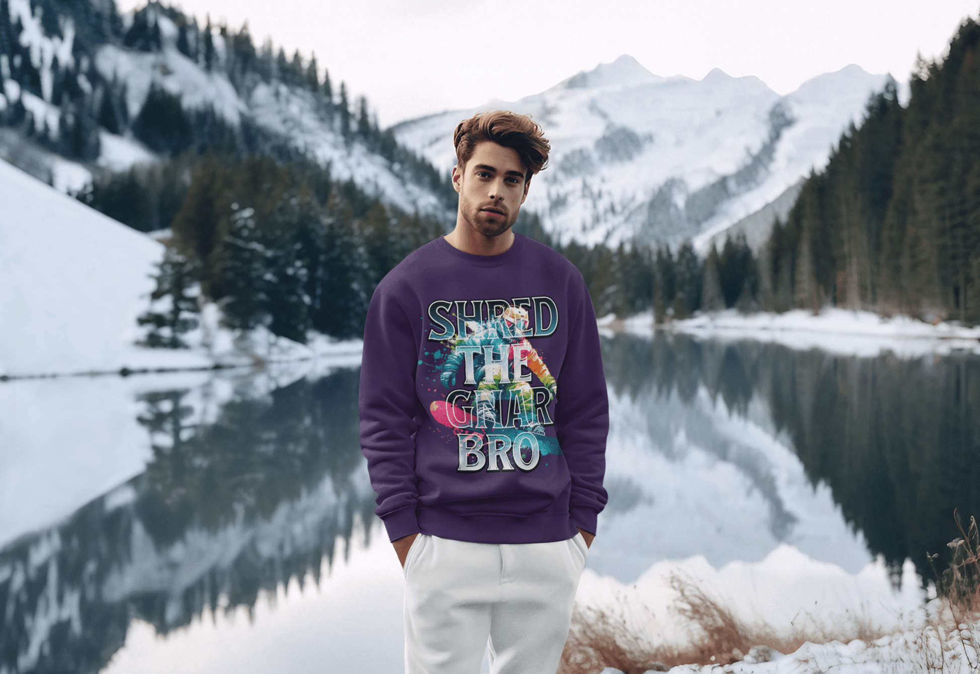 Shred the Gnar Adventure Sweatshirt - EternalAscension