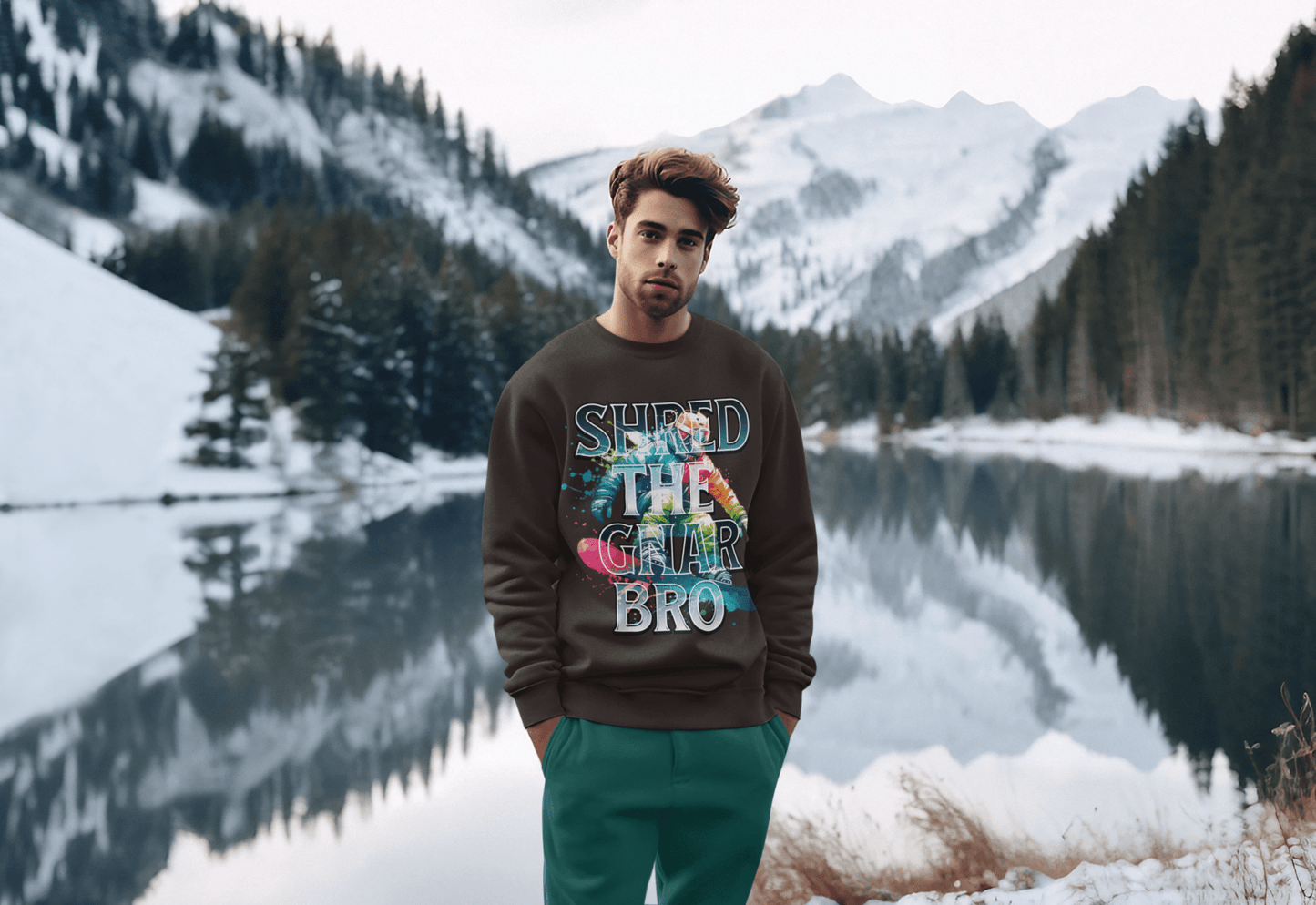 Shred the Gnar Adventure Sweatshirt - EternalAscension