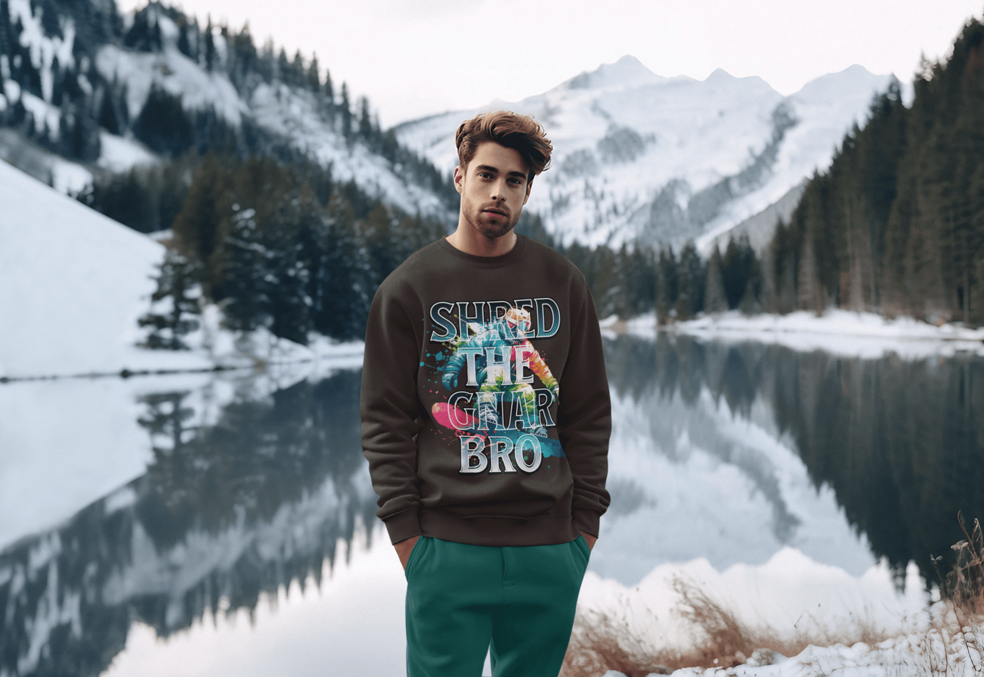 Shred the Gnar Adventure Sweatshirt - EternalAscension