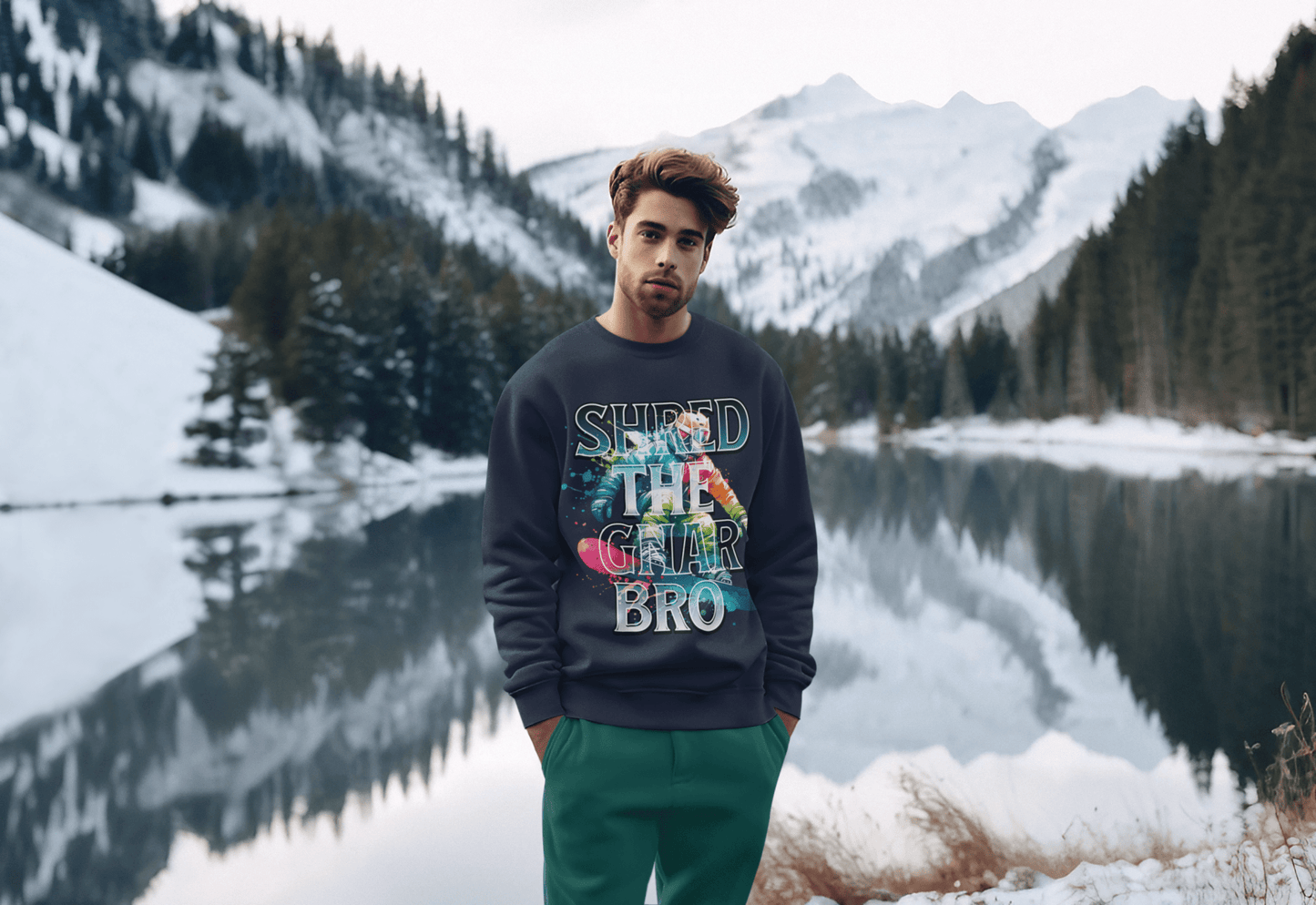 Shred the Gnar Adventure Sweatshirt - EternalAscension