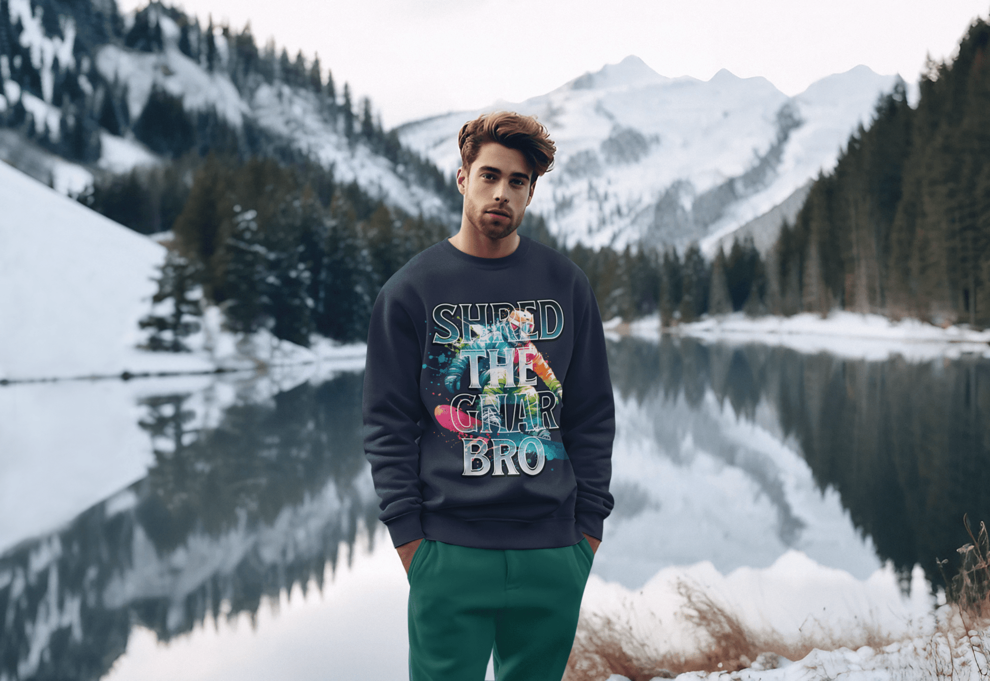 Shred the Gnar Adventure Sweatshirt - EternalAscension