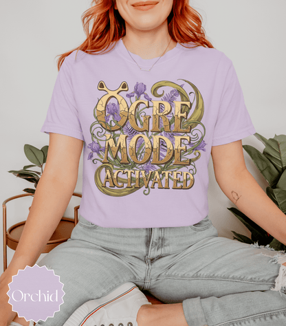 Shrek | Ogre Mode Activated Shirt | Funny Ogre T-Shirt | Comfort Colors Graphic Tee | Fantasy Cottagecore Gift | Fairy Tale Botanical Tshirt - EternalAscension