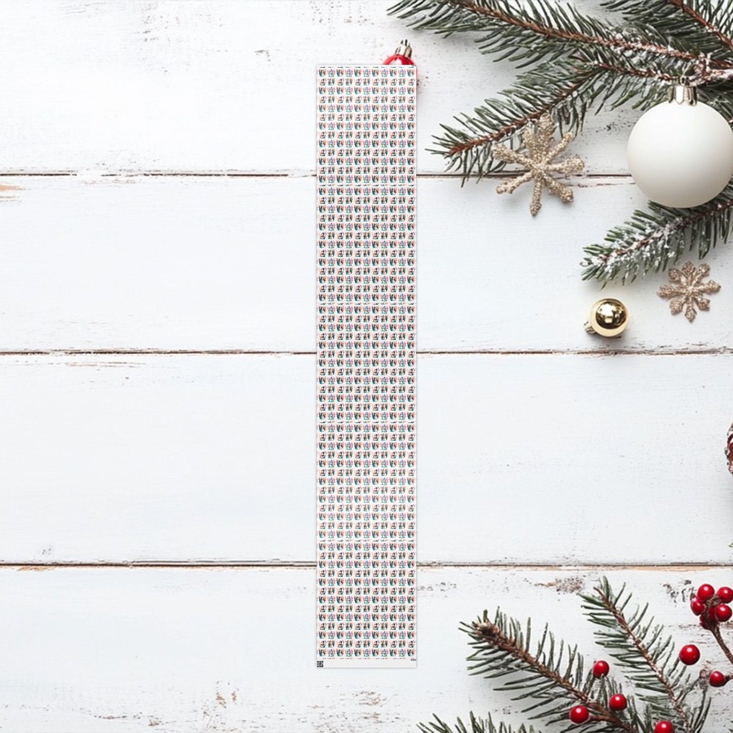 Snowmen Watercolor Wrapping Paper, Festive Holiday Gift Wrap, Christmas Present Packaging, Custom Gift Wrap, High - Quality Paper Roll, - EternalAscension