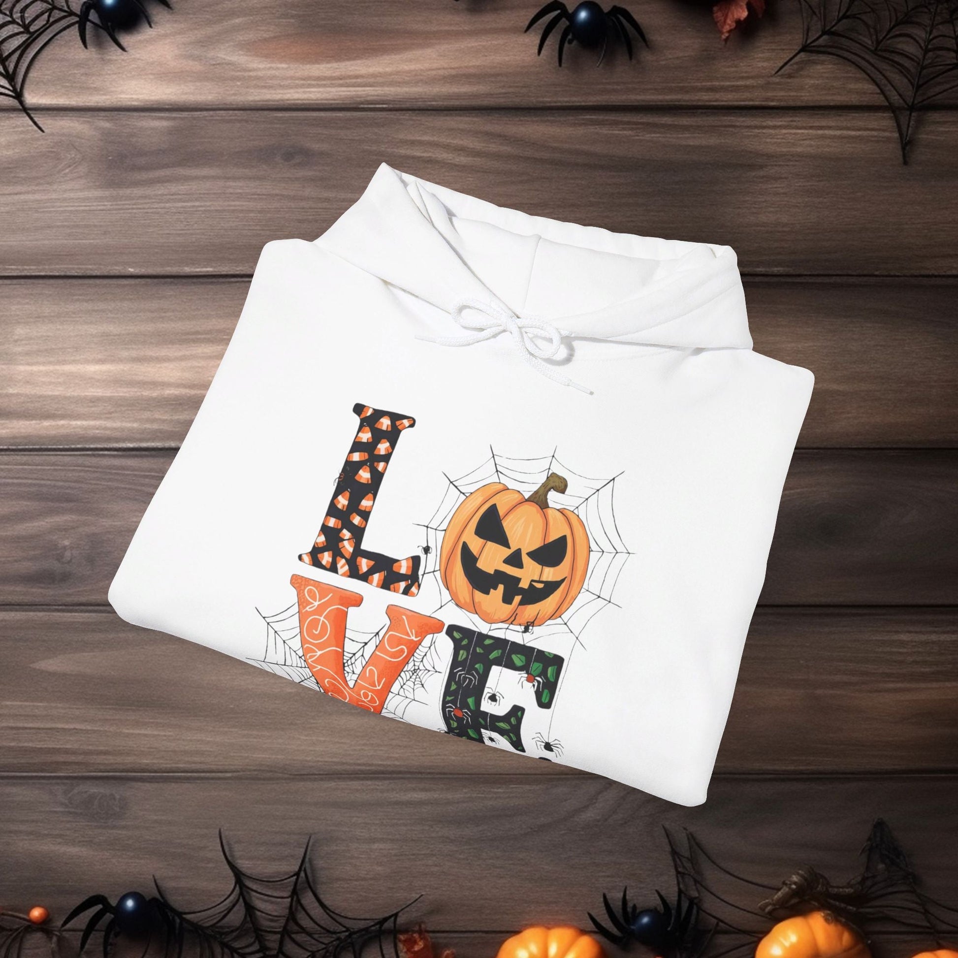 🎃 Spooky Love Halloween Hoodie 🎃Unisex Heavy Blend™ Hooded Sweatshirt - EternalAscension