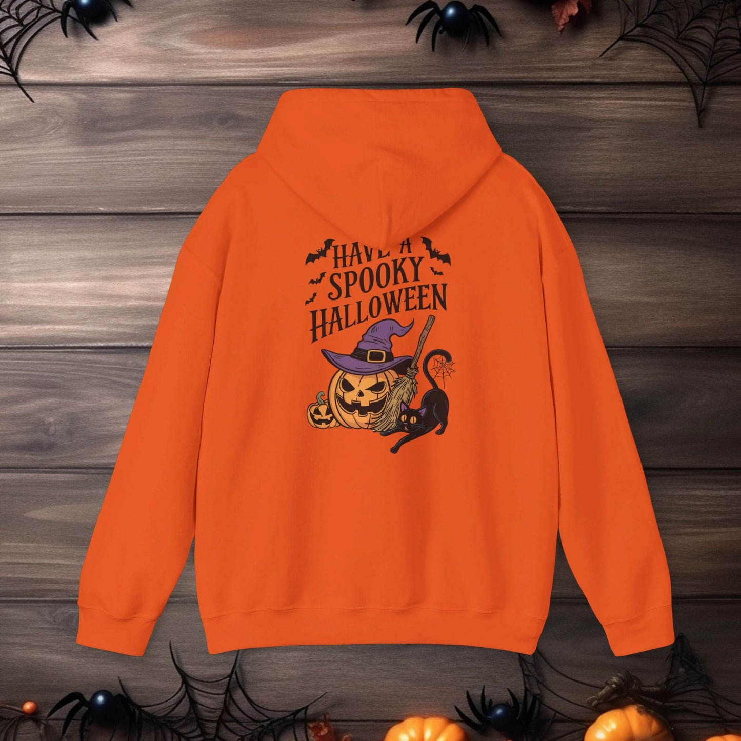 🎃 Spooky Love Halloween Hoodie 🎃Unisex Heavy Blend™ Hooded Sweatshirt - EternalAscension