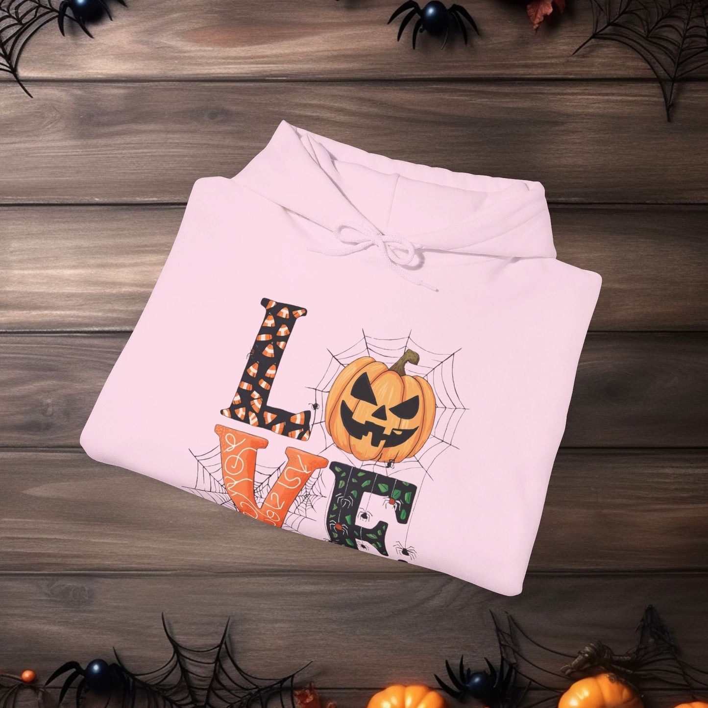 🎃 Spooky Love Halloween Hoodie 🎃Unisex Heavy Blend™ Hooded Sweatshirt - EternalAscension