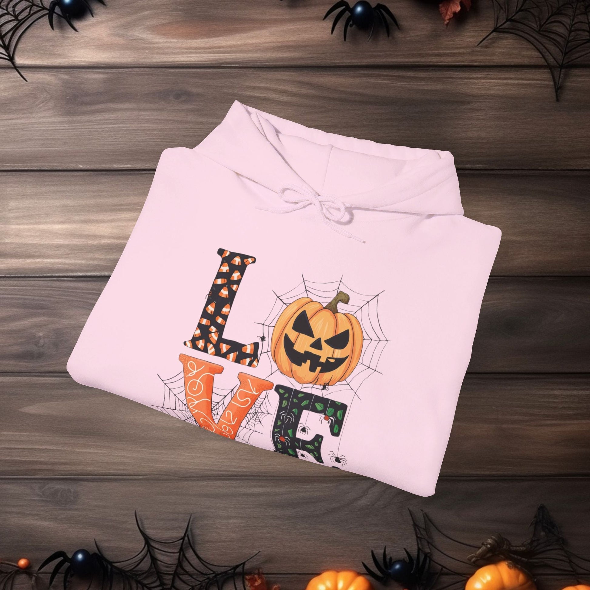 🎃 Spooky Love Halloween Hoodie 🎃Unisex Heavy Blend™ Hooded Sweatshirt - EternalAscension