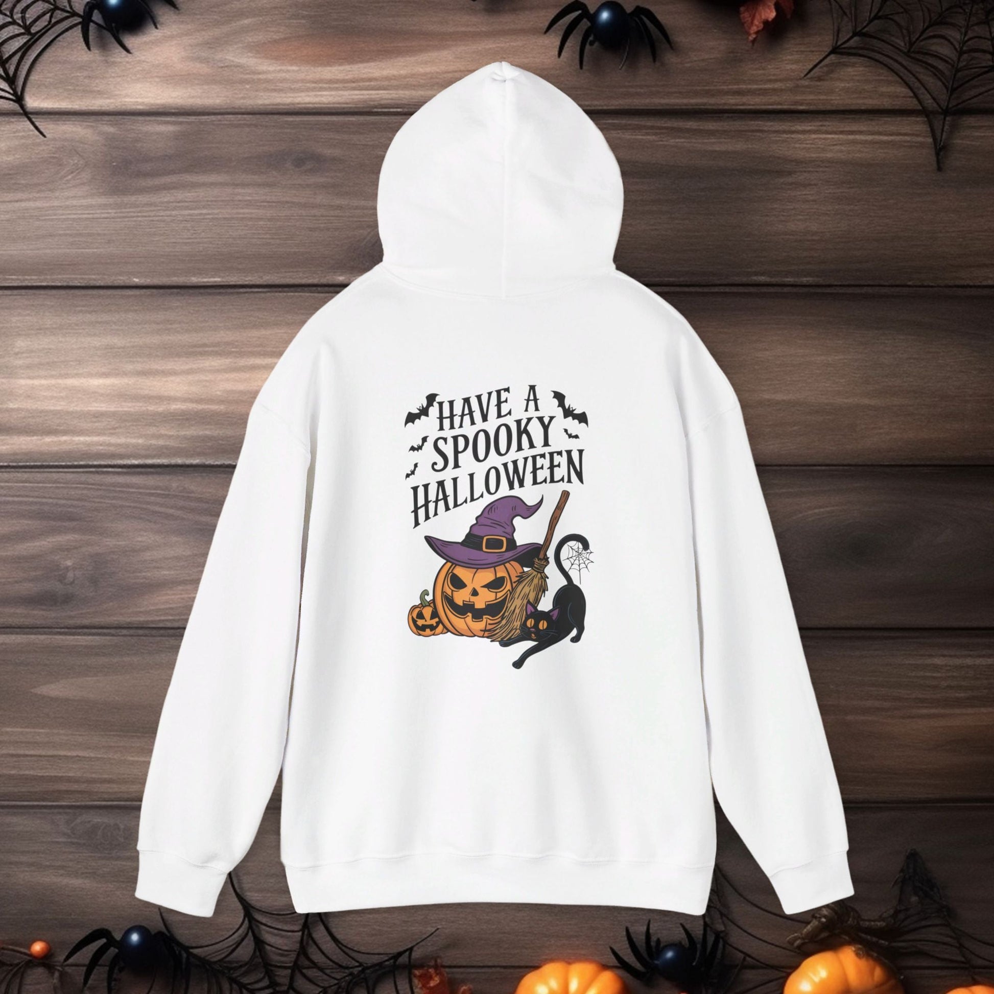 🎃 Spooky Love Halloween Hoodie 🎃Unisex Heavy Blend™ Hooded Sweatshirt - EternalAscension