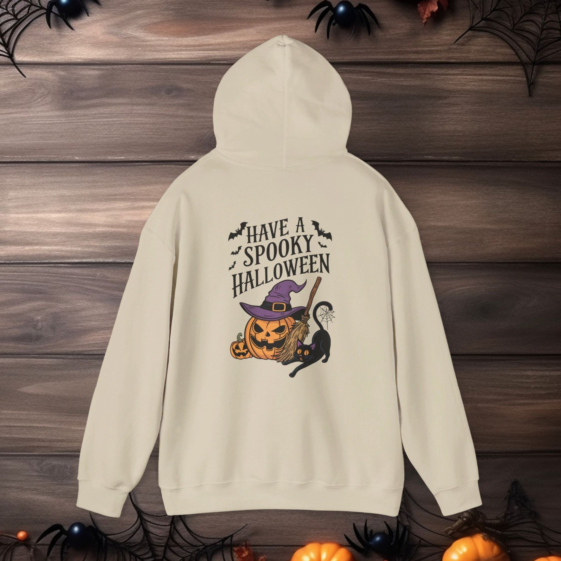 🎃 Spooky Love Halloween Hoodie 🎃Unisex Heavy Blend™ Hooded Sweatshirt - EternalAscension