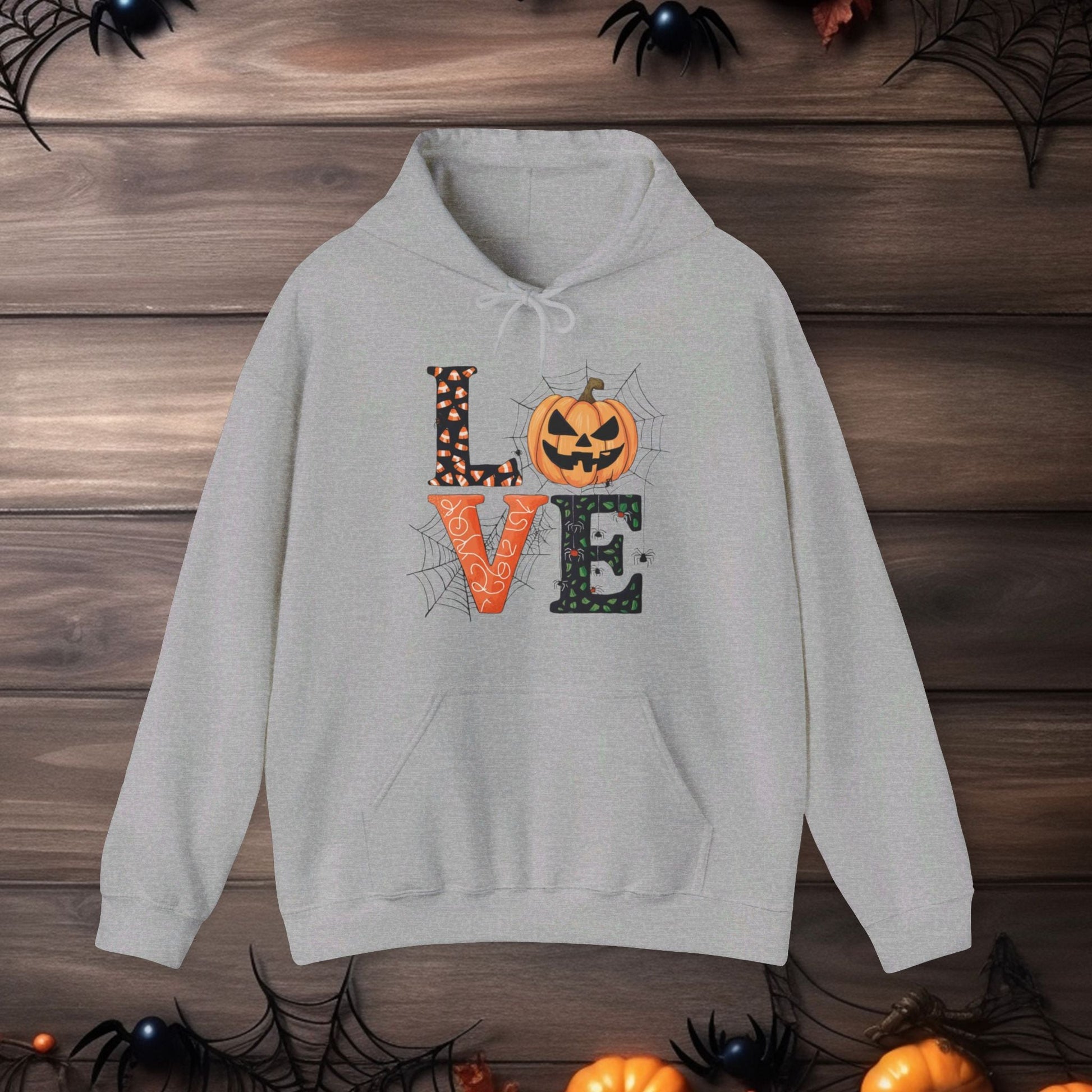 🎃 Spooky Love Halloween Hoodie 🎃Unisex Heavy Blend™ Hooded Sweatshirt - EternalAscension