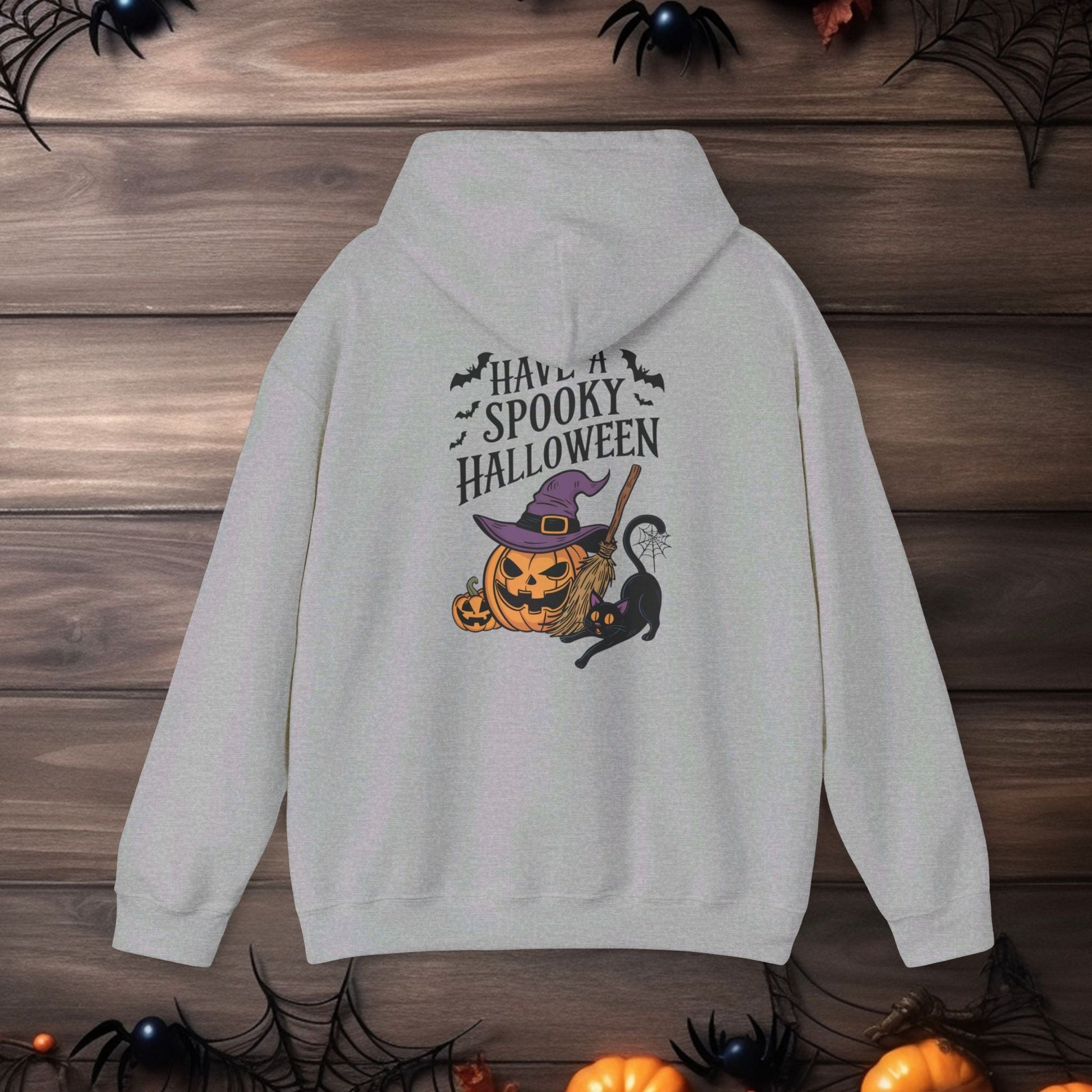 🎃 Spooky Love Halloween Hoodie 🎃Unisex Heavy Blend™ Hooded Sweatshirt - EternalAscension