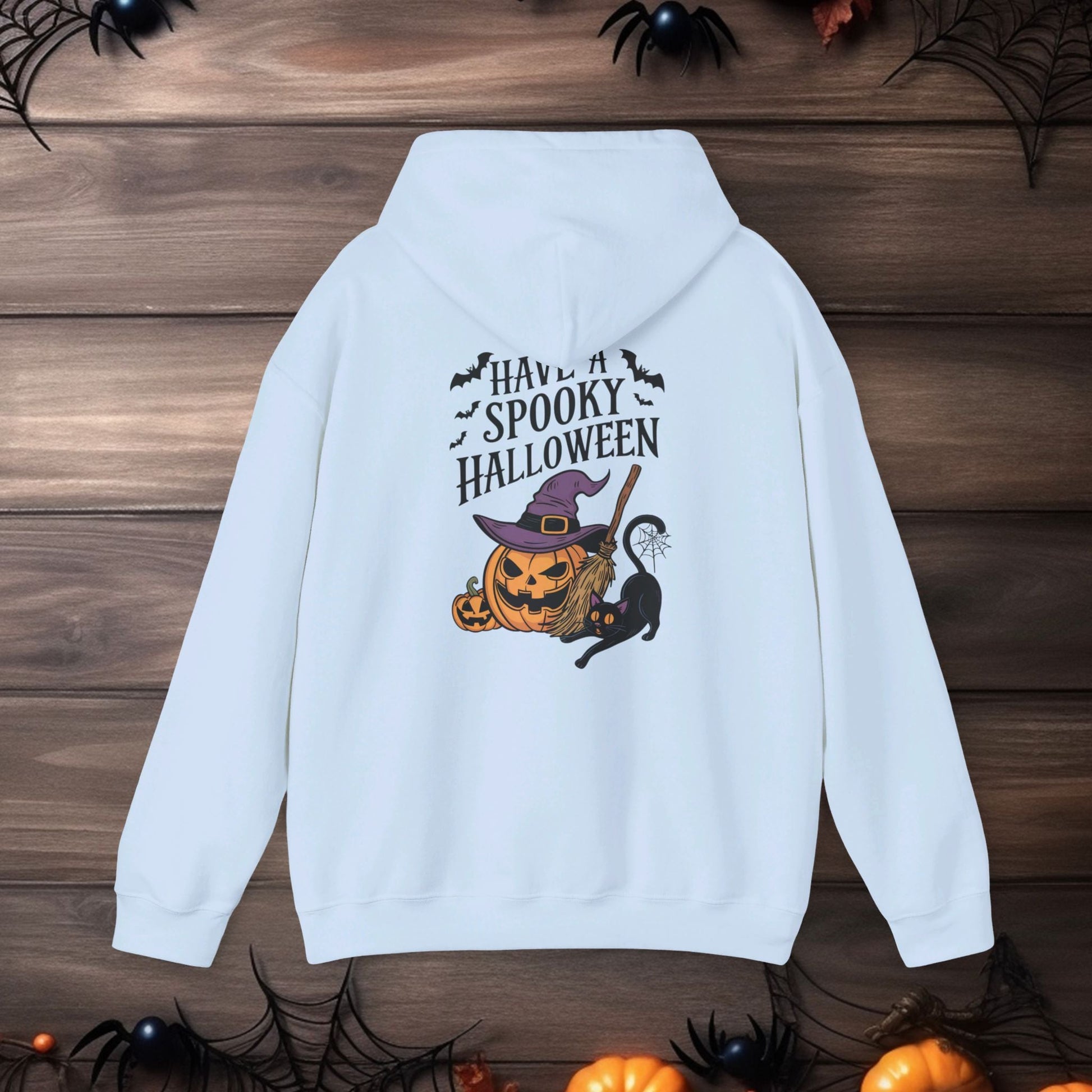🎃 Spooky Love Halloween Hoodie 🎃Unisex Heavy Blend™ Hooded Sweatshirt - EternalAscension