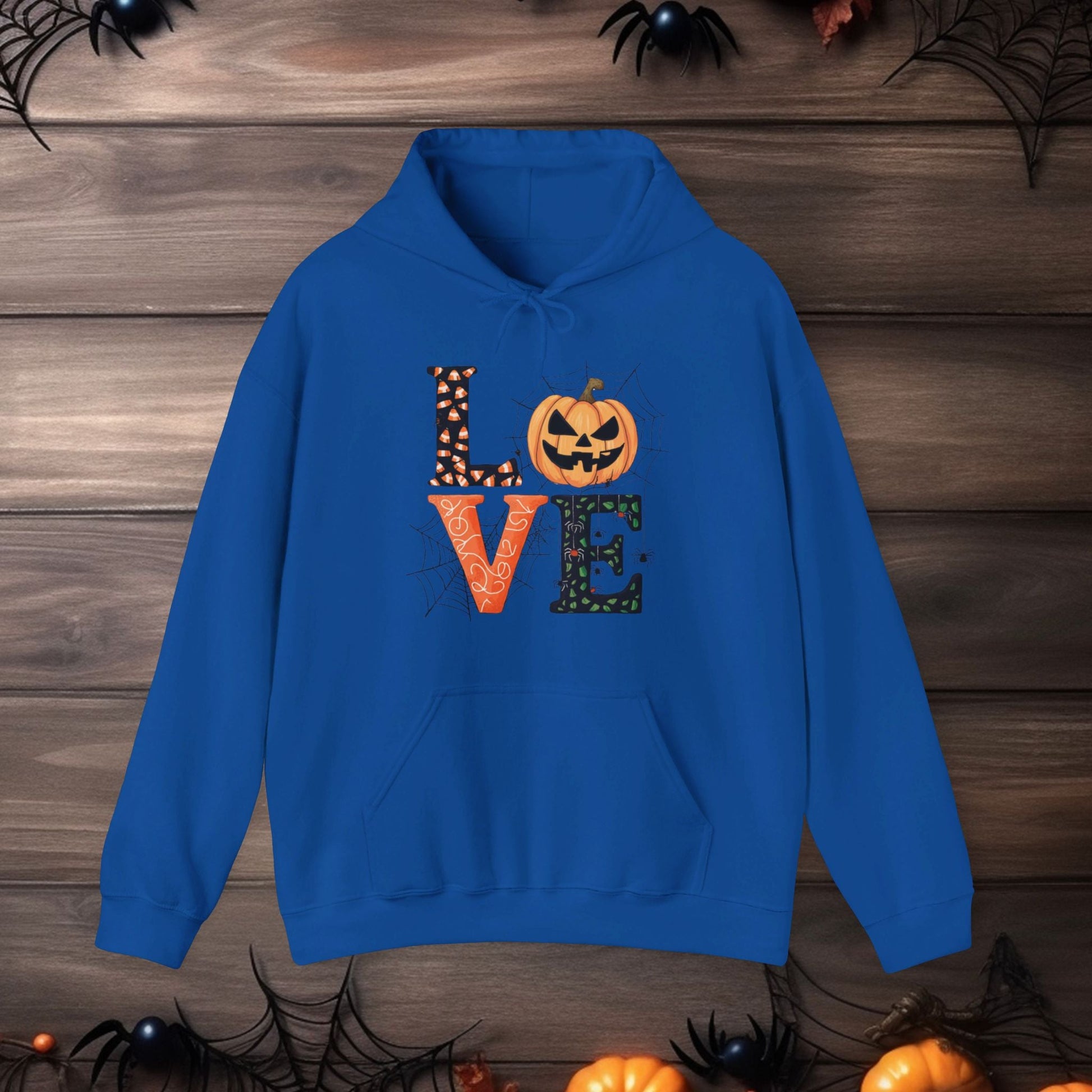 🎃 Spooky Love Halloween Hoodie 🎃Unisex Heavy Blend™ Hooded Sweatshirt - EternalAscension