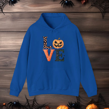 🎃 Spooky Love Halloween Hoodie 🎃Unisex Heavy Blend™ Hooded Sweatshirt - EternalAscension