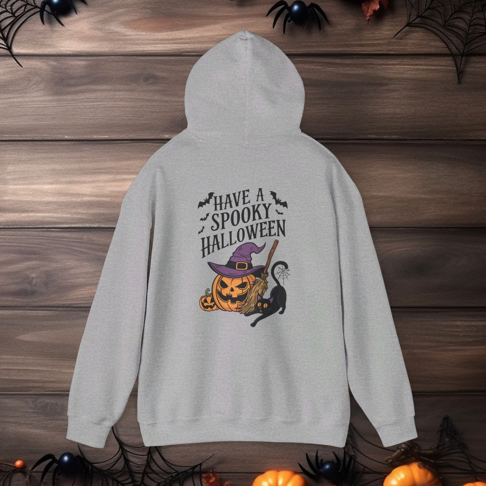 🎃 Spooky Love Halloween Hoodie 🎃Unisex Heavy Blend™ Hooded Sweatshirt - EternalAscension